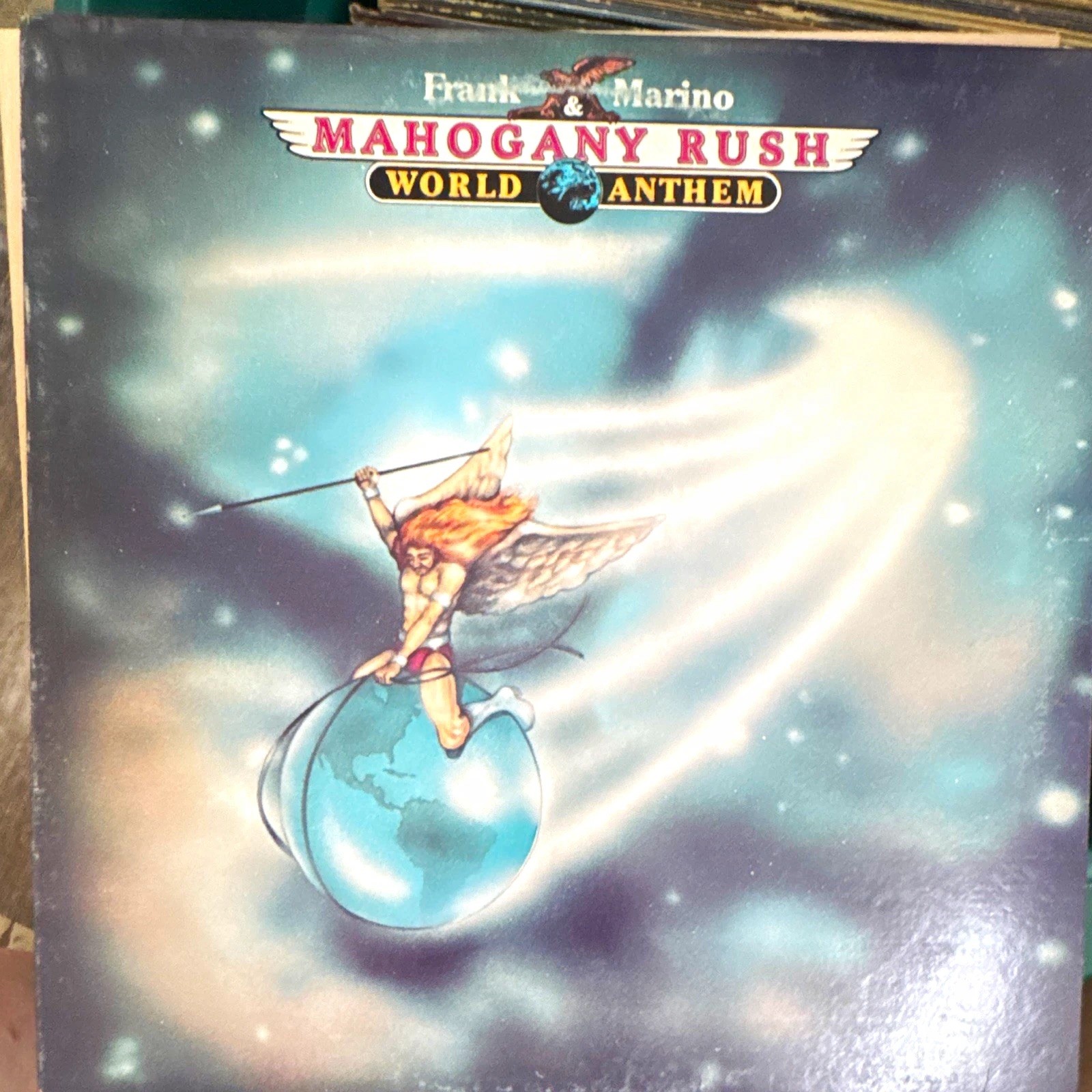 Frank Marino & Mahogany Rush - World Anthem Columbia 34677 LP 1977 12\