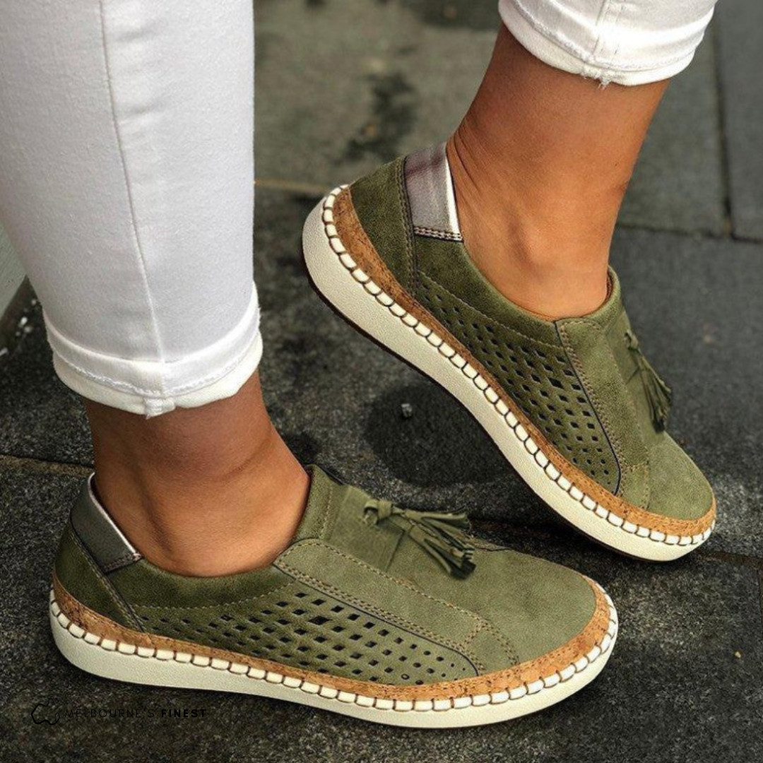 Women's Breathable Walking Shoes Non-Slip Comfort Arch Support Slip On