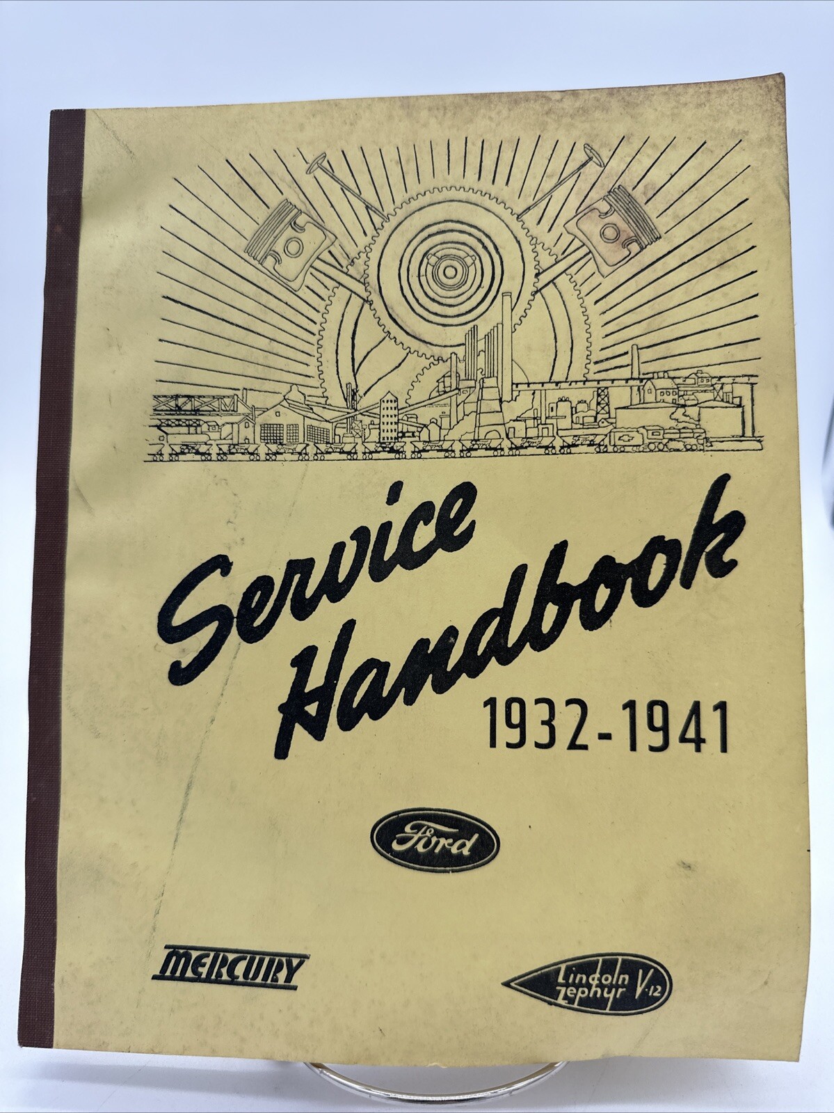 1932-1941 Vintage Ford Service Handbook for Mercury, Ford & Lincoln Zephyr V-12