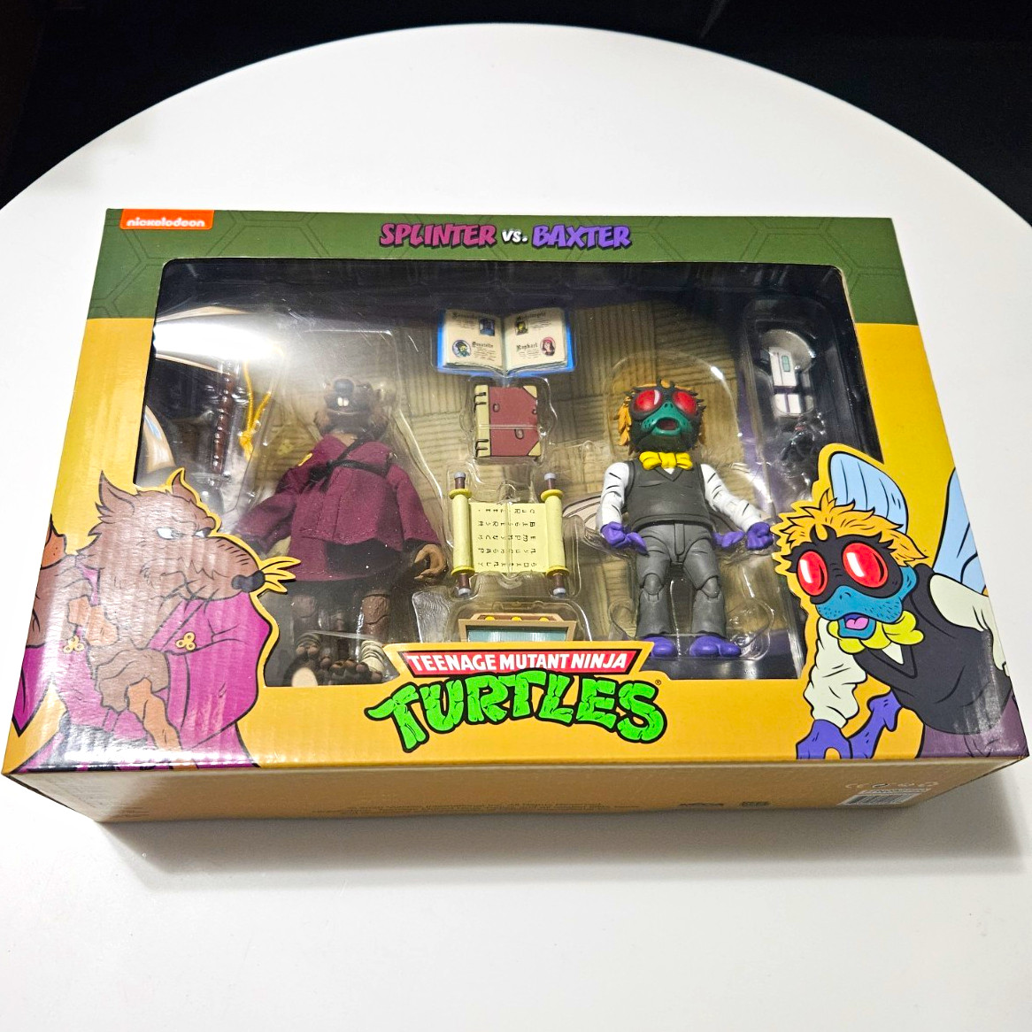Nickelodeon TMNT Splinter vs Baxter Stockman Boxed Action Figure Set 2020