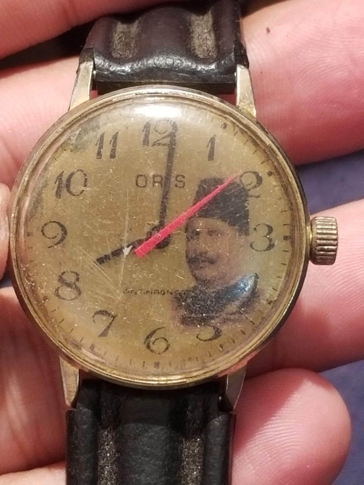 1920\'s king Fuad 1 of Egypt WATCH SPECIAL MEMORIAL RARE