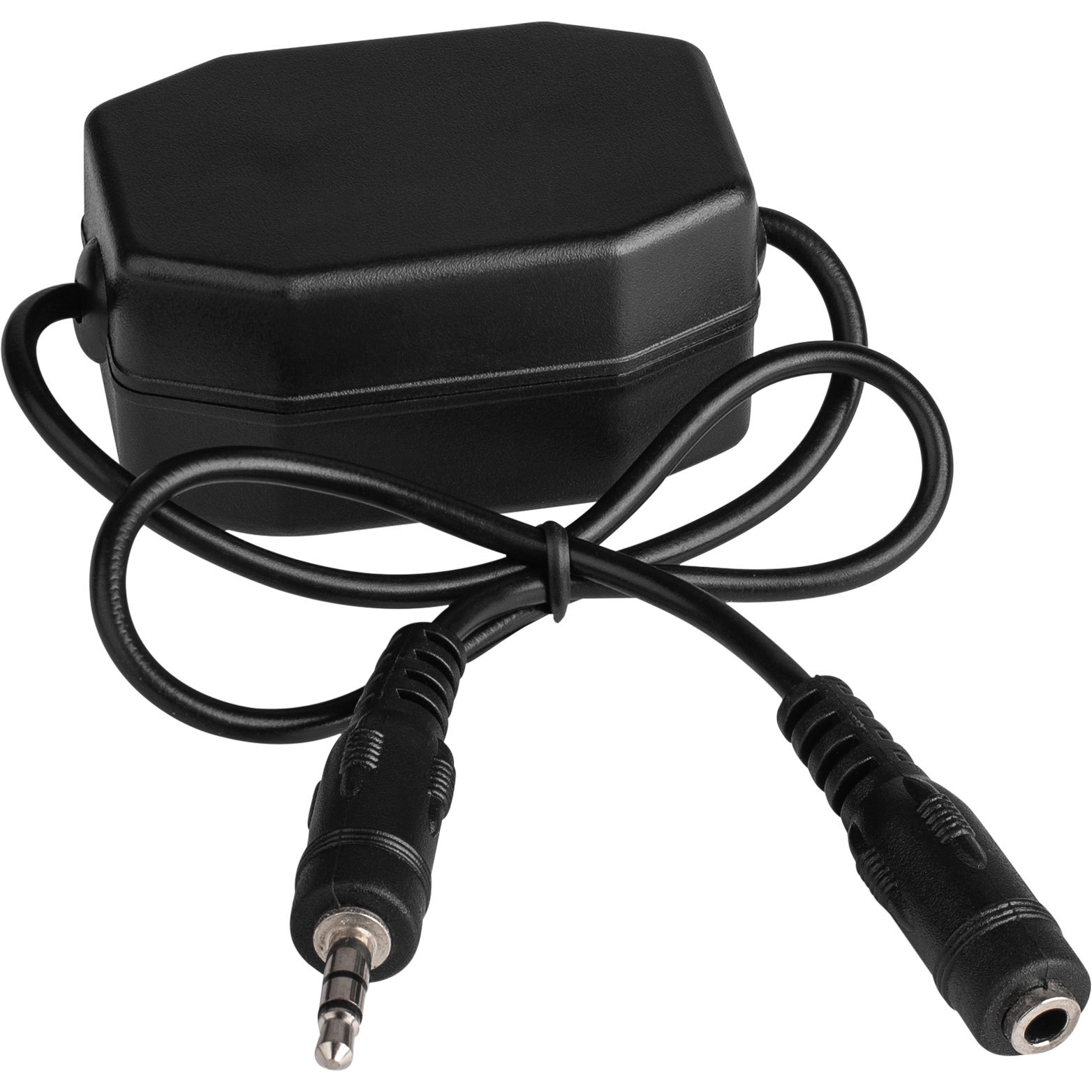 3.5mm Stereo Audio Ground Loop Isolator Male to Female 3.5mm Stereo Audio Ground Loop Isolator Male to Female