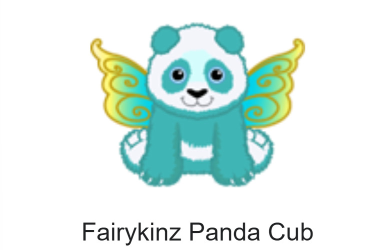 WEBKINZ- Fairykinz Panda Cub *Virtual Code ONLY for Webkinz Classic WEBKINZ- Fairykinz Panda Cub *Virtual Code ONLY for Webkinz Classic