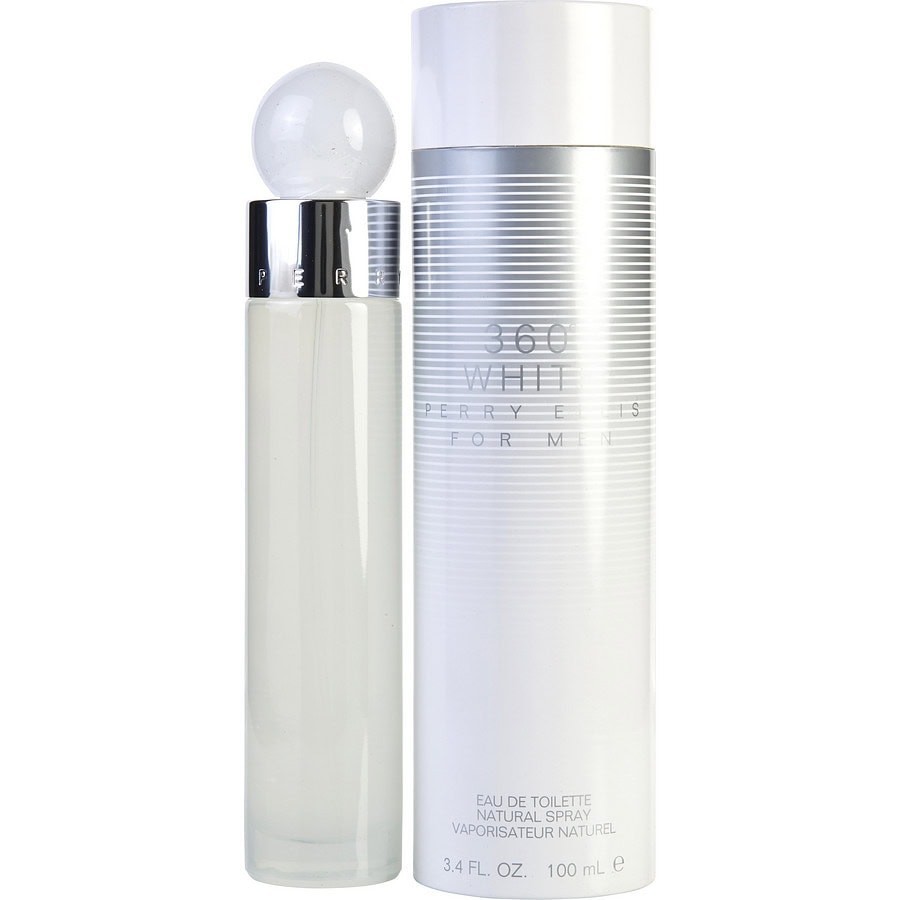 360 White by Perry Ellis Cologne for Men EDT 3.3 / 3.4 oz New In Box