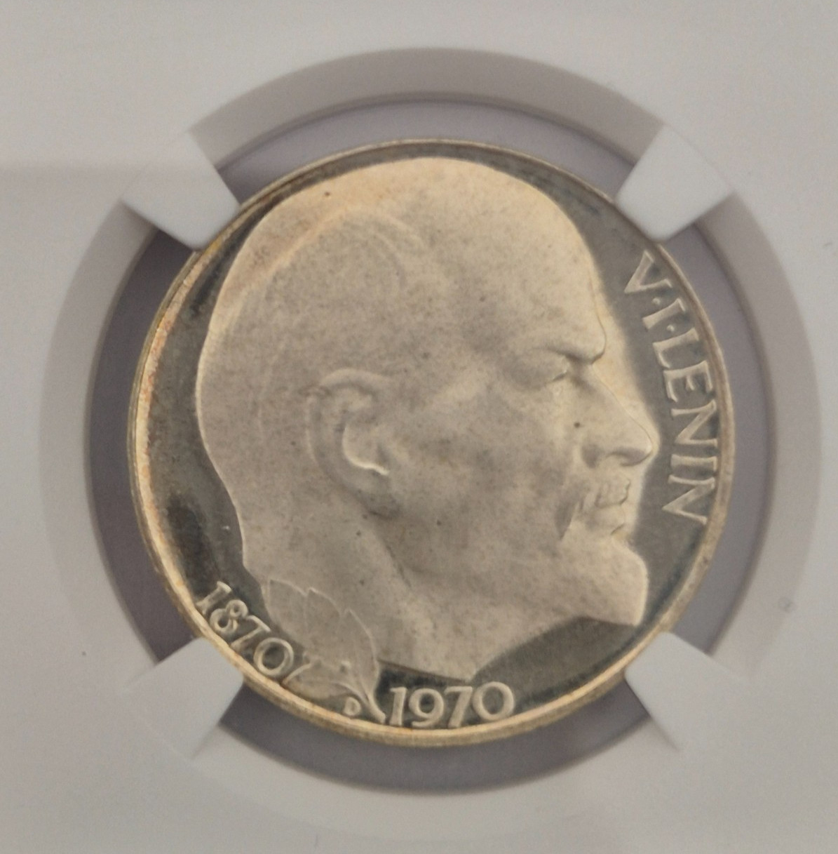 Czechoslovakia 50 korun 1970, Lenin NGC PF66 ULTRA CAMEO