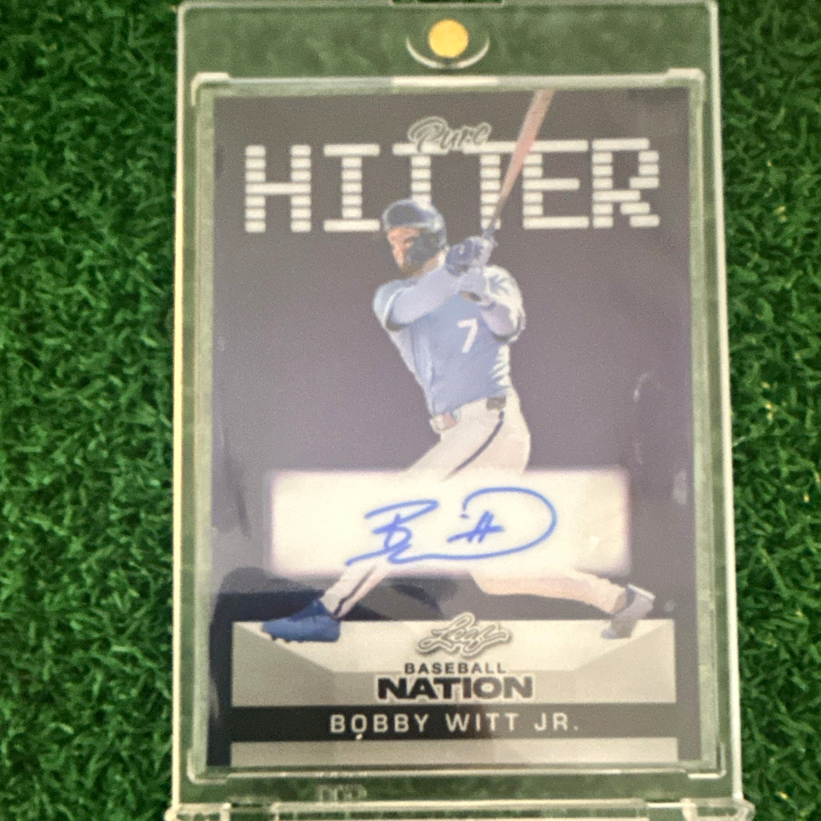 2025 Leaf Baseball Nation Bobby Witt Jr. #PA-BWJ /8 Auto