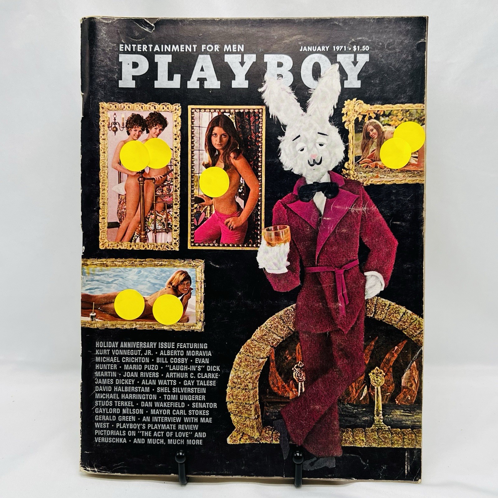 Playboy Magazine- January 1971- Centerfold Intact- Vintage Play Boy Magazine