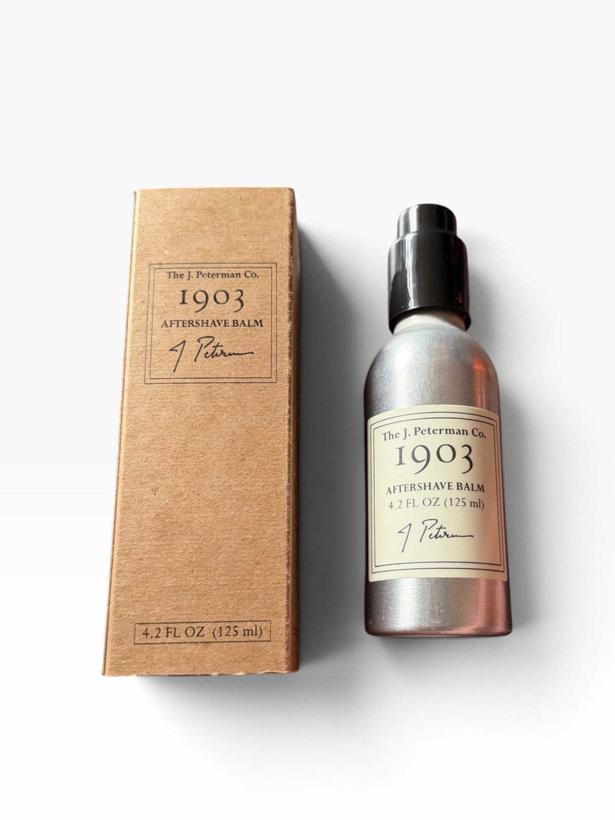 J Peterman 1903 Aftershave Balm 4.2 oz 125 mL New In Box NOS Vintage