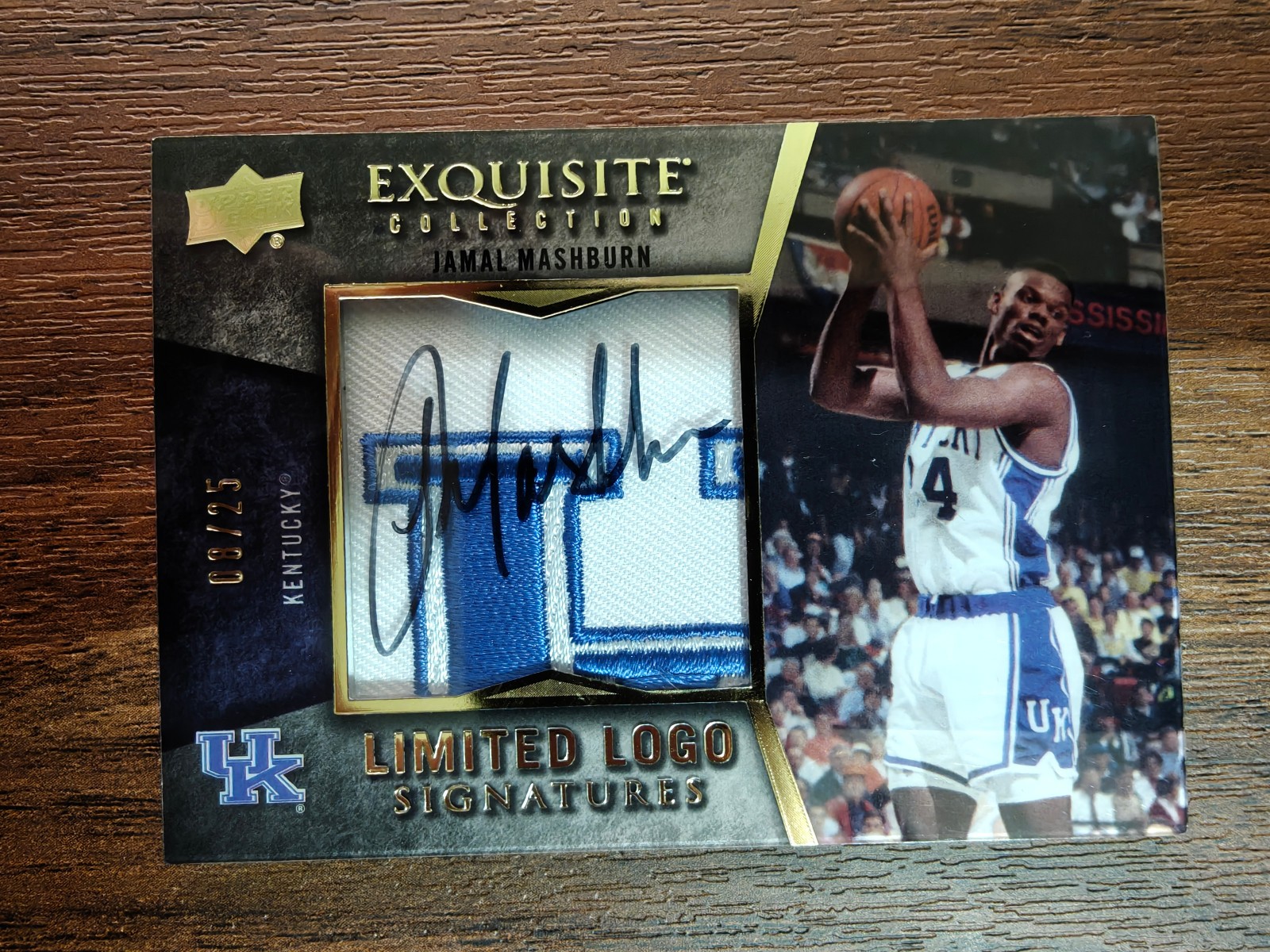 2013-14 upper deck exquisite collection limited logo signatures – jamal mashburn 2013-14 upper deck exquisite collection limited logo signatures – jamal mashburn