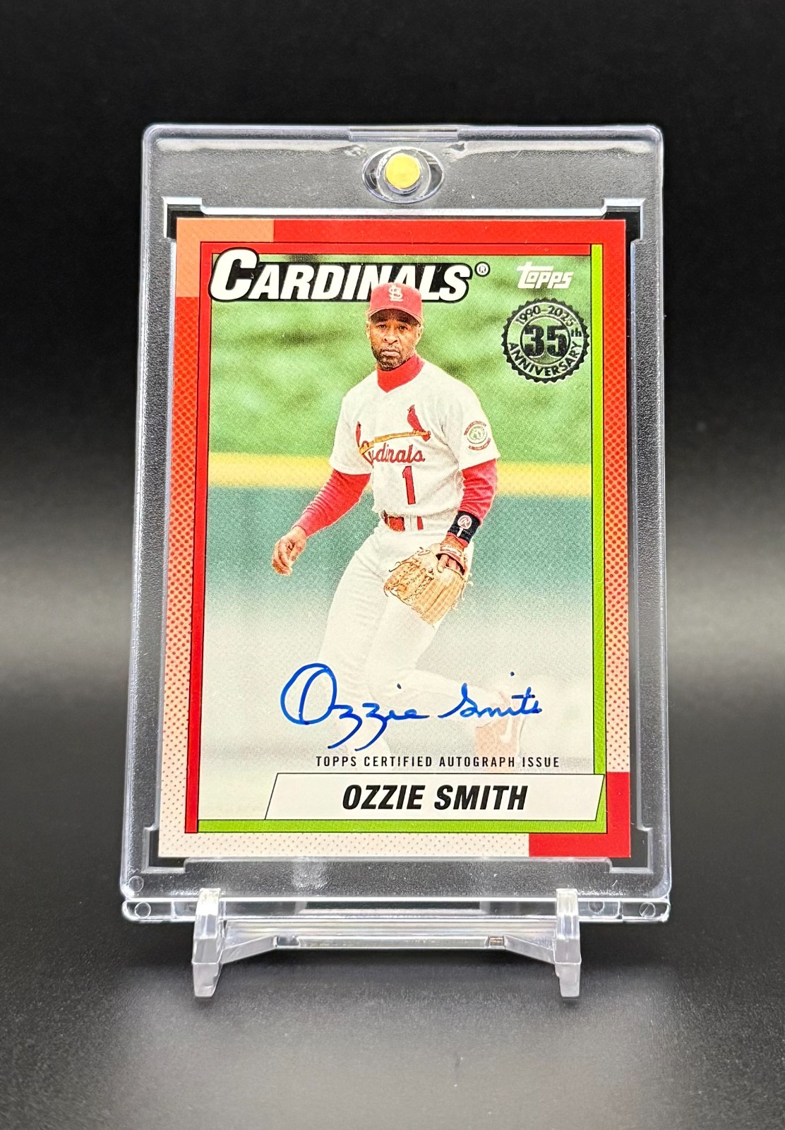 OZZIE SMITH - 2025 Topps 1990 Style AUTO / AUTOGRAPH #90AU-OS Cardinals