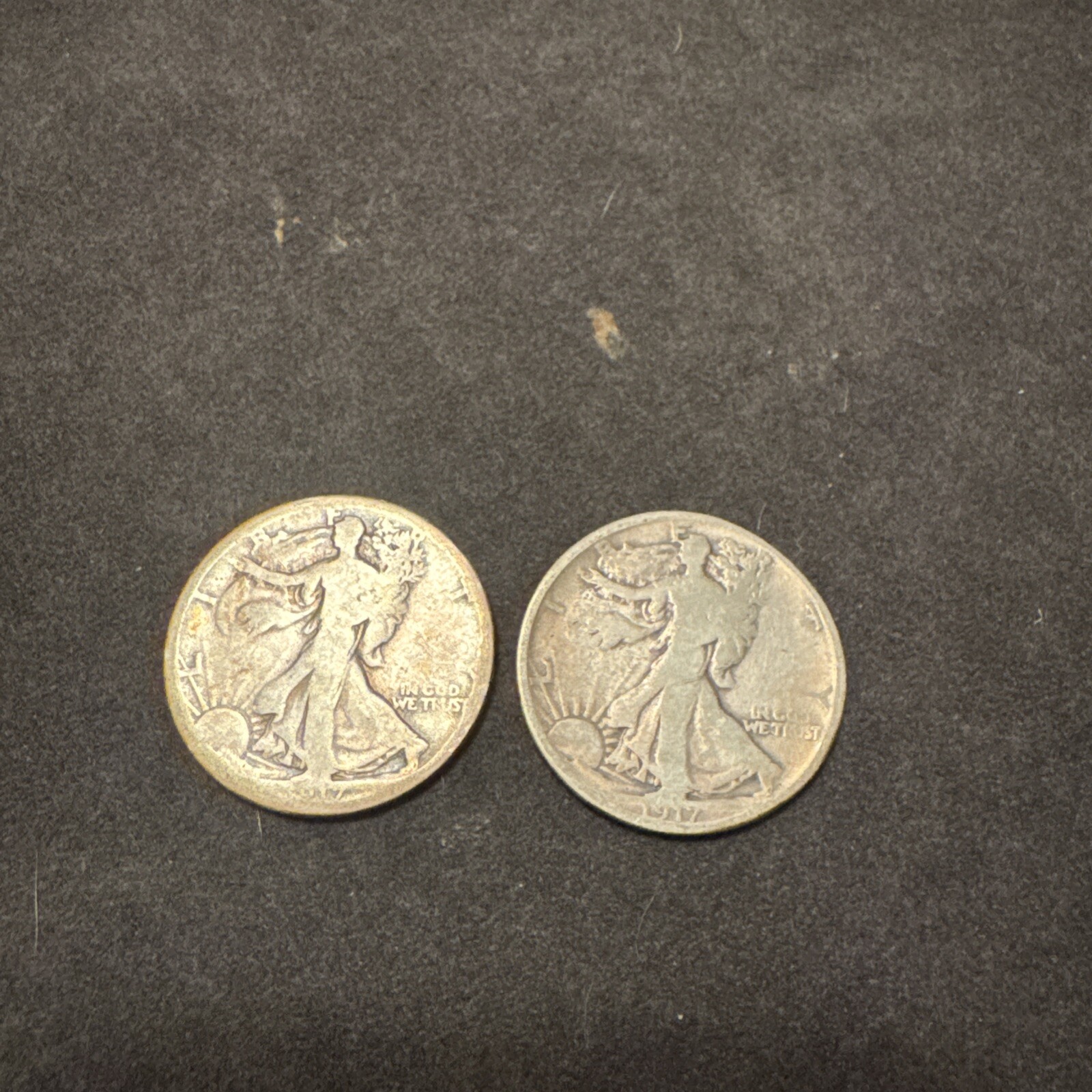 1917-S, Reverse Mint Mark, 50C Walking Liberty Half Dollar (82934)