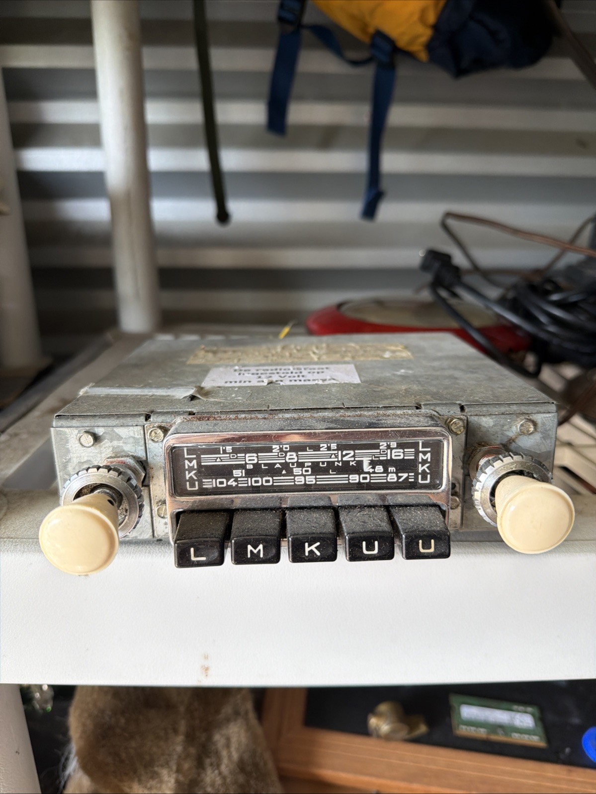 Vintage 1960s Blaupunkt Frankfurt Radio LMKUU Porsche 356 911 Mercedes Pagoda Vintage 1960s Blaupunkt Frankfurt Radio LMKUU Porsche 356 911 Mercedes Pagoda