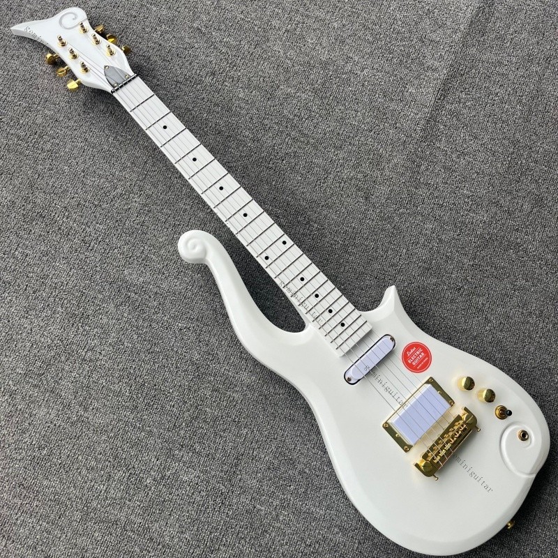 custom prince could electric guitar white SH pickups gold hardhardware guitar