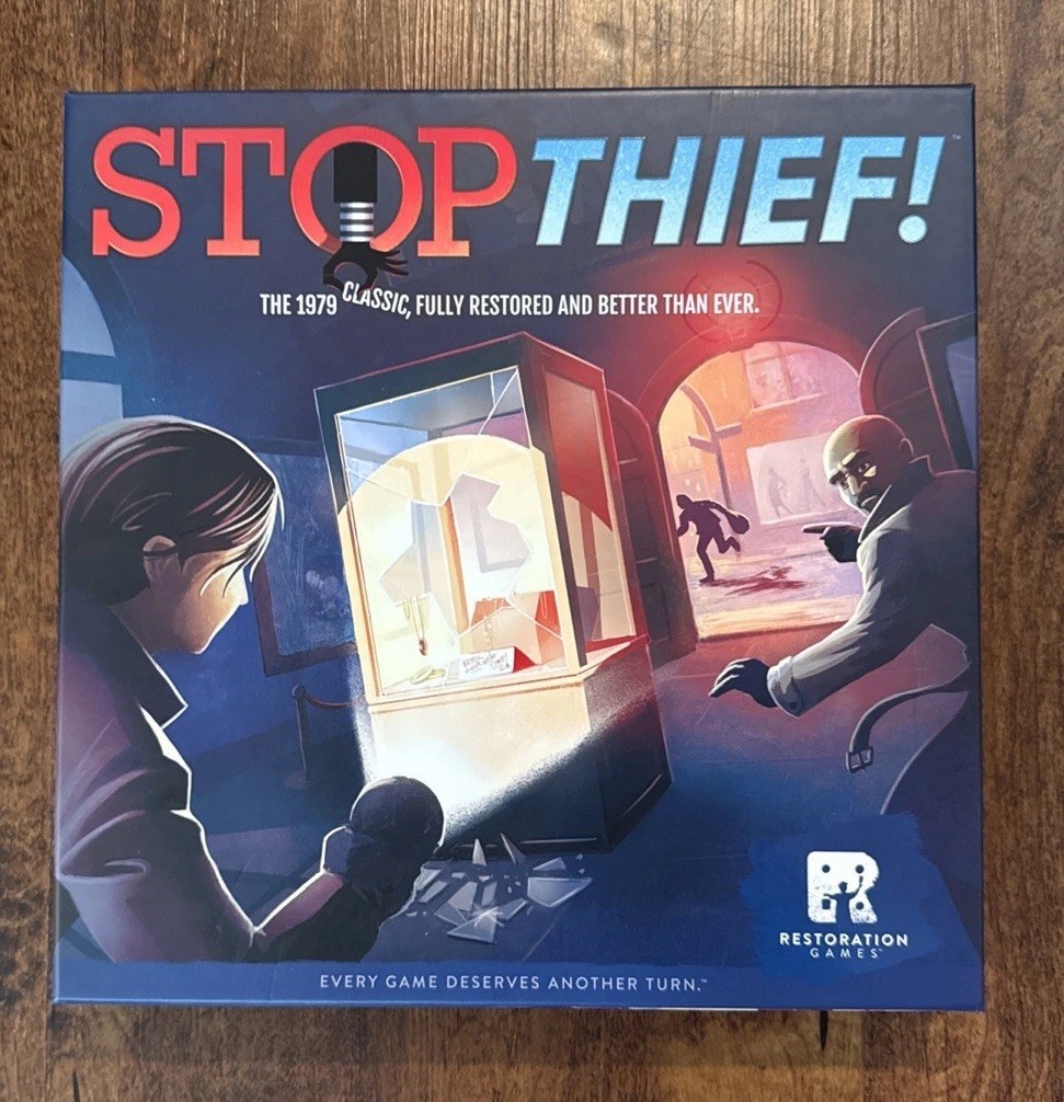 Stop Thief 2019 Crime Board Game by Restoration Games Open Box Complete
