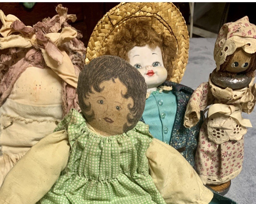 Lot Of Antique Dolls Bobbin Doll Ragdoll Primitive Doll Anne Of Green Gables Lot Of Antique Dolls Bobbin Doll Ragdoll Primitive Doll Anne Of Green Gables