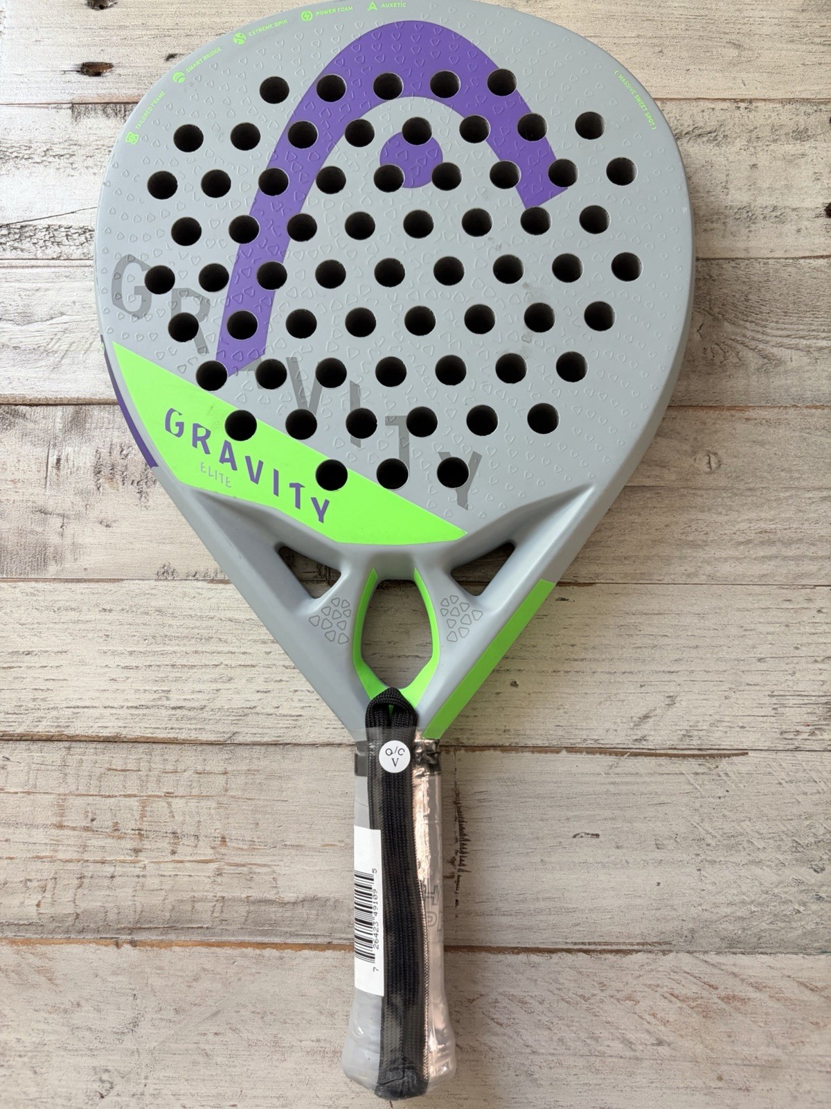 HEAD Gravity Elite Pickleball Paddle Gray/Green