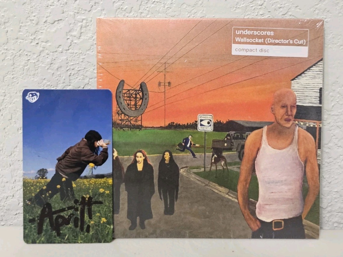 UNDERSCORES Wallsocket Directors Cut CD + Autographed SIGNED Card