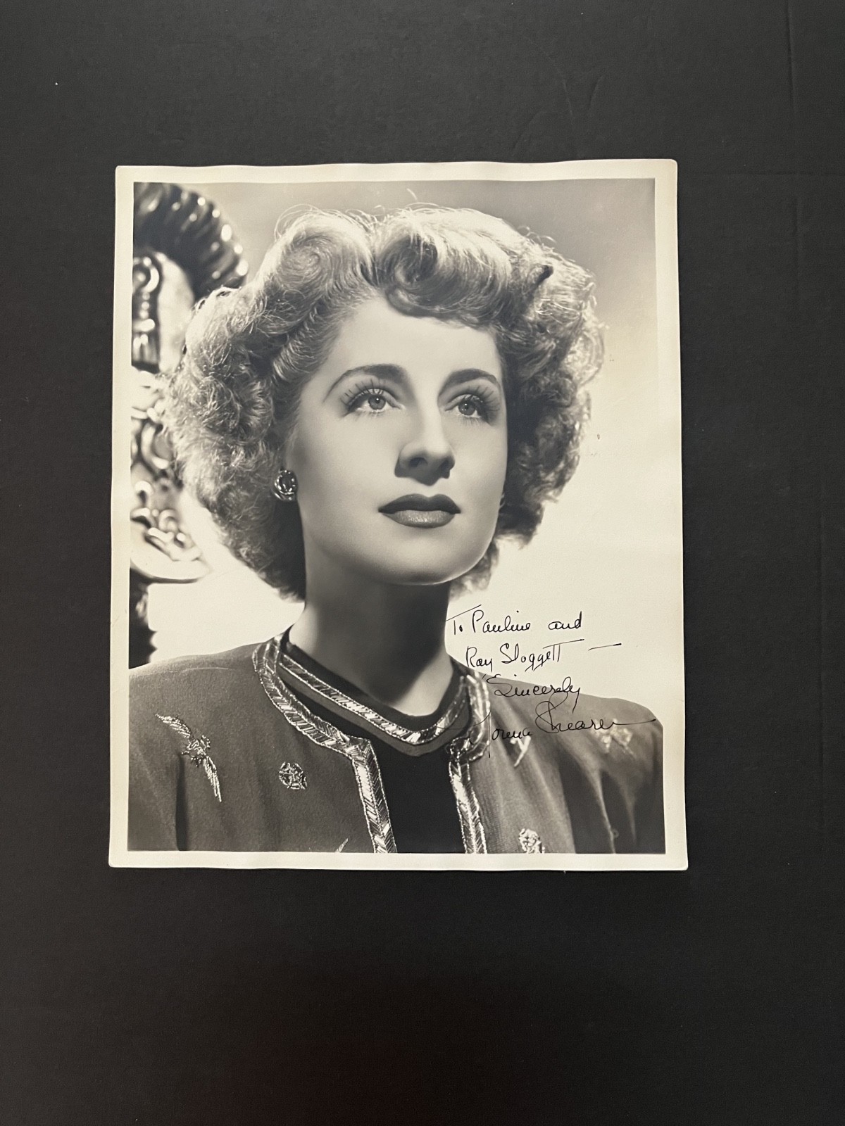 Norma Shearer photo  Autographed