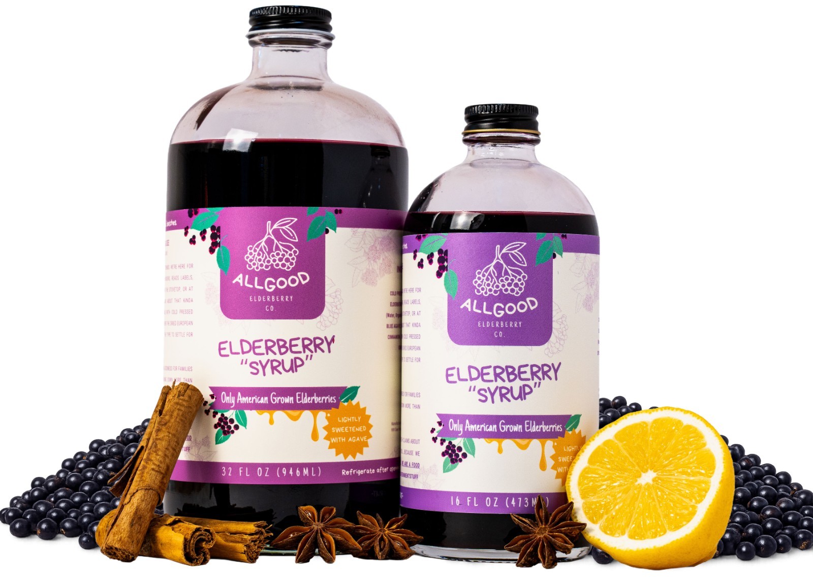 COLD-PRESSED ELDERBERRY SYRUP - Allgood Elderberry Co.