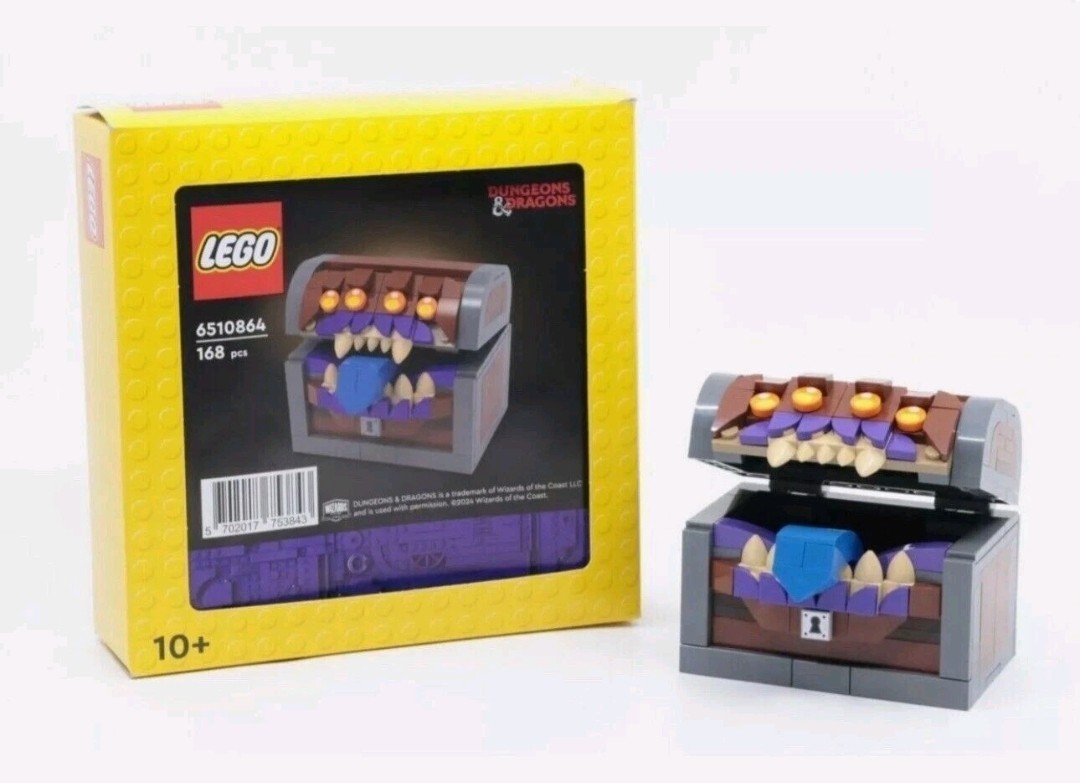 Lego 6510865: Dungeons & Dragons Mimic Dice Box NEW/SEALED (Slight Box Damage) Lego 6510865: Dungeons & Dragons Mimic Dice Box NEW/SEALED (Slight Box Damage)