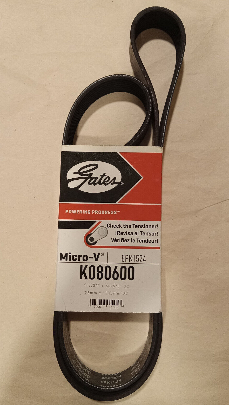 Gates K080600 Serpentine Belt