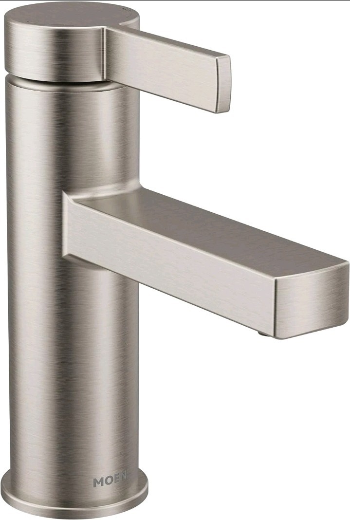 Moen 84774SRN Beric 1-Handle Bathroom Faucet Spot Resist Brushed Nickel Moen 84774SRN Beric 1-Handle Bathroom Faucet Spot Resist Brushed Nickel