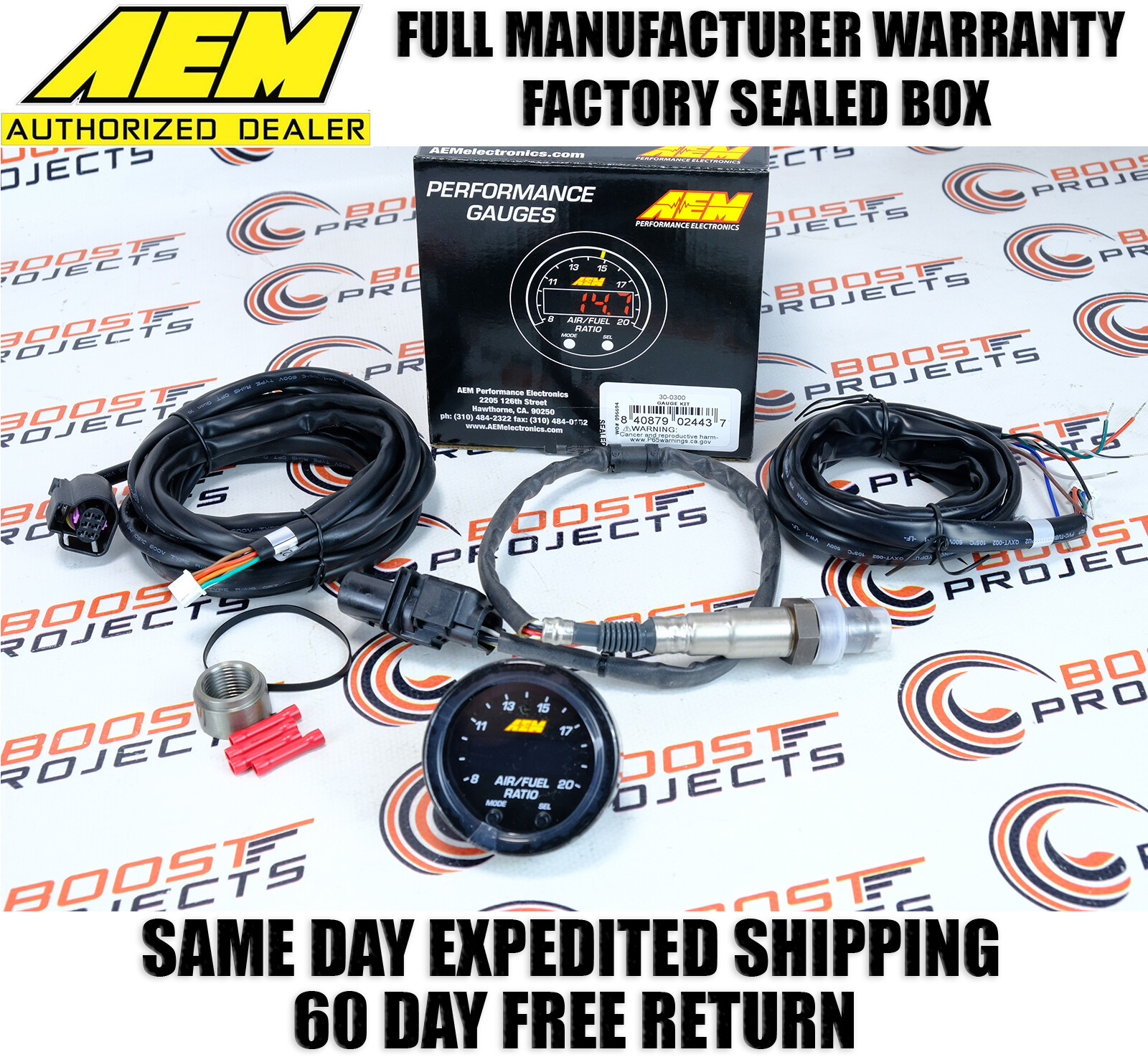 AEM X-Series Wideband Gauge 52mm 2 1/16\