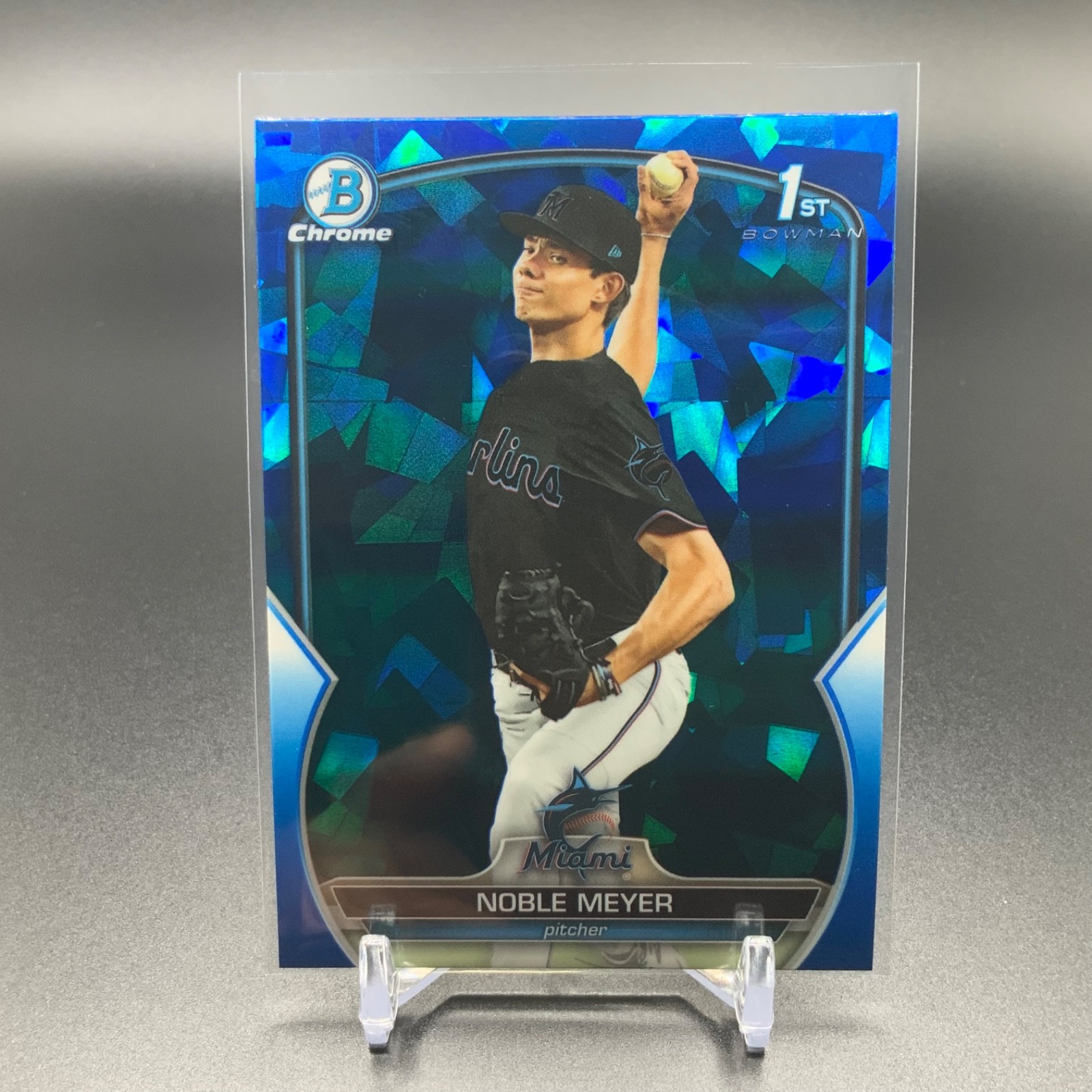 2023 Bowman Draft Chrome Sapphire 1st Noble Meyer TTC6809 2023 Bowman Draft Chrome Sapphire 1st Noble Meyer TTC6809