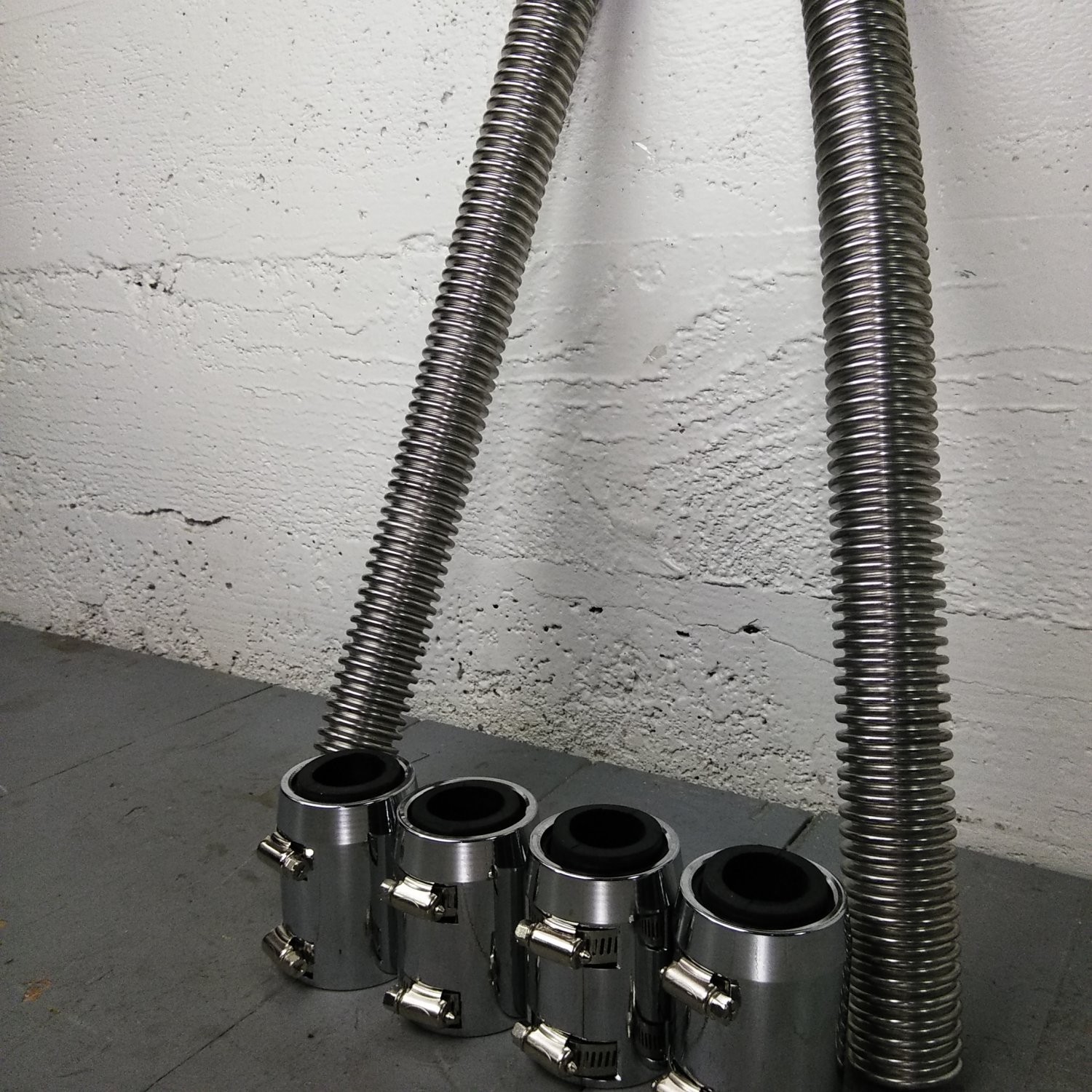 1981 - 1988 Monte Carlo 48 Stainless Steel SS Radiator Hoses Kit 