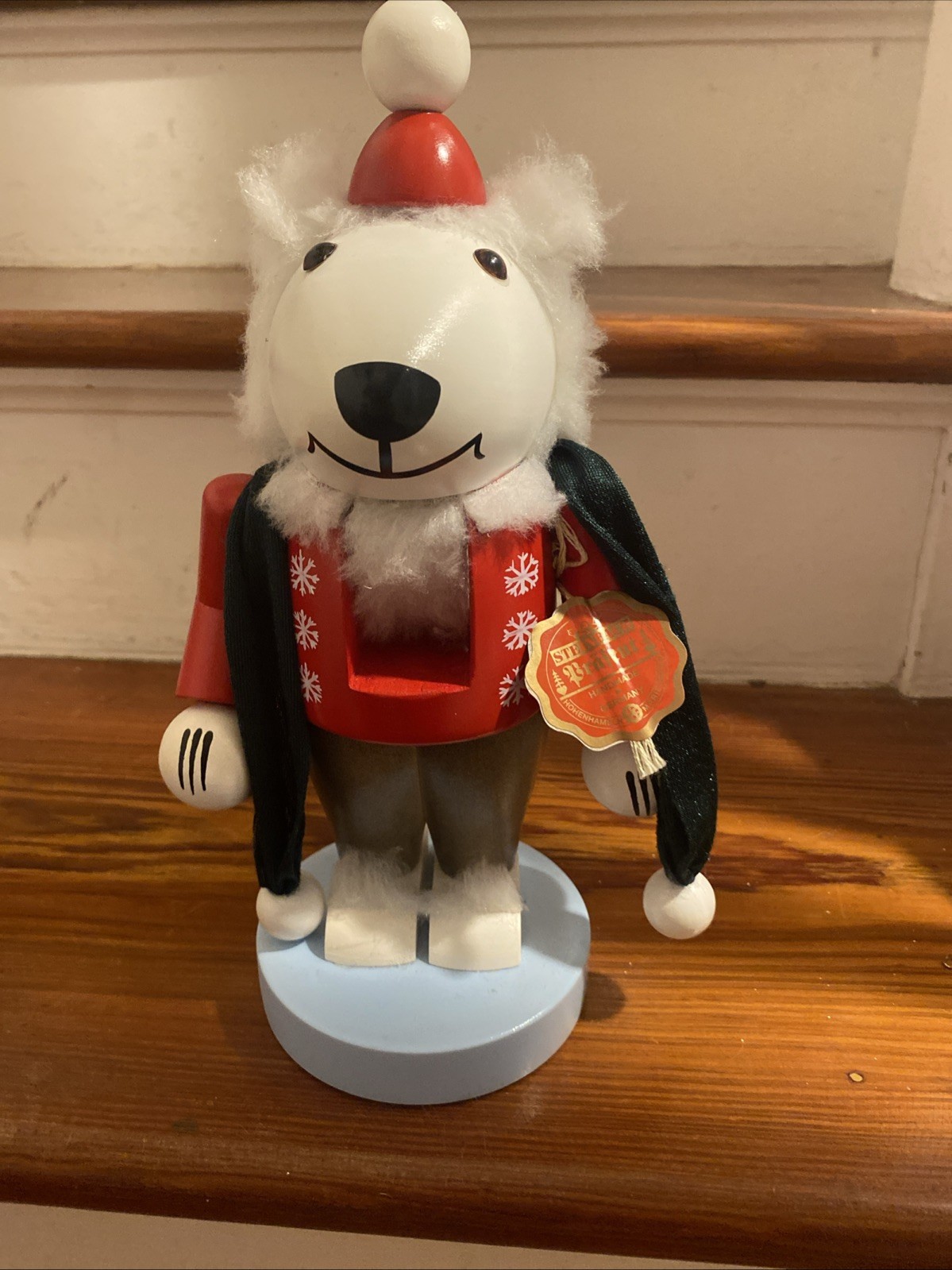 Steinbach Chubby Troll Polar Bear Germany Nutcracker Original With Tags, No Box