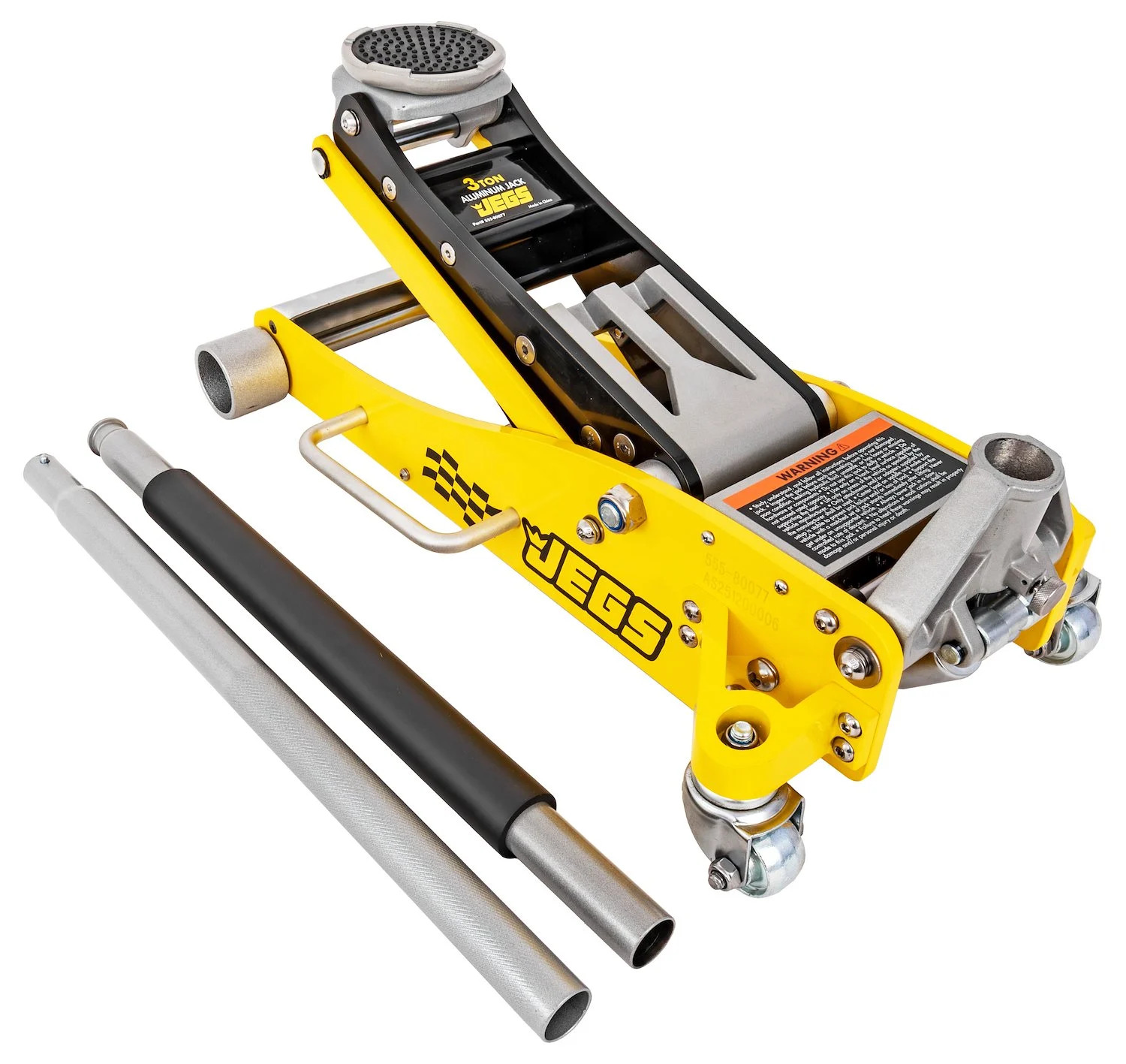 JEGS 3-Ton Aluminum Floor Jack [6,000 lbs. Capacity]