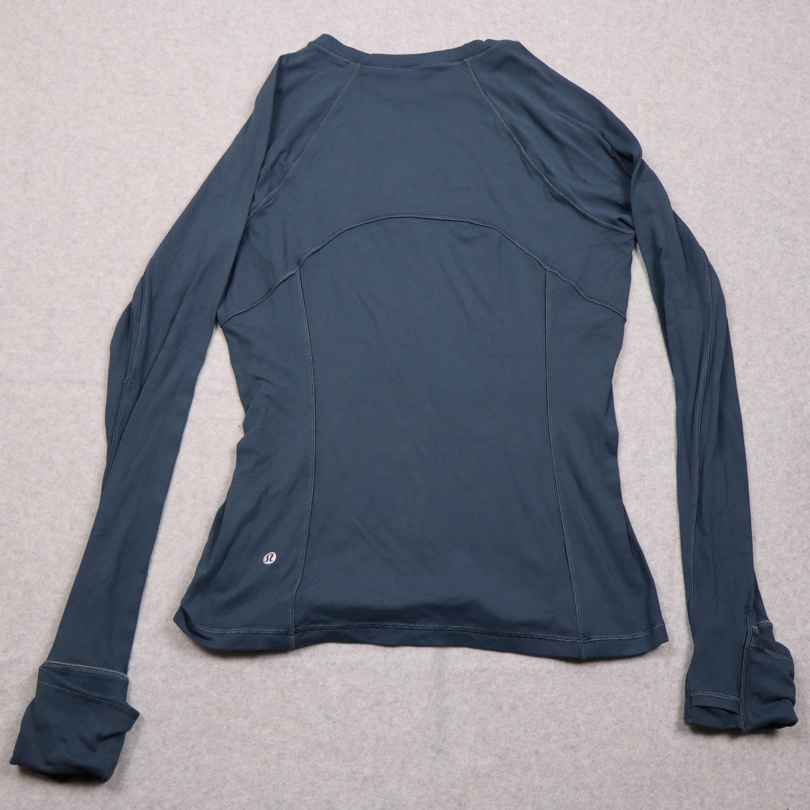 Lululemon Shirt Womens Large Blue Its Rulu Long Sleeve Crew Neck Yoga Top