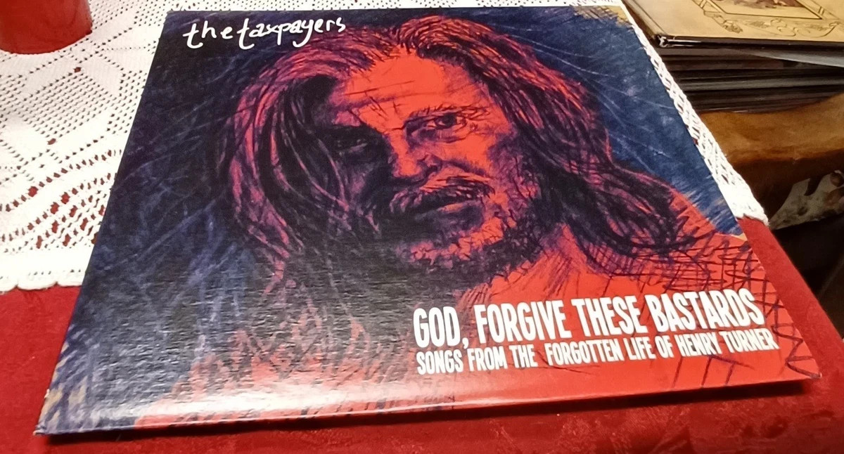 The Taxpayers God Forgive These Bastards Pink Red Vinyl Microcosm 2nd Press NM