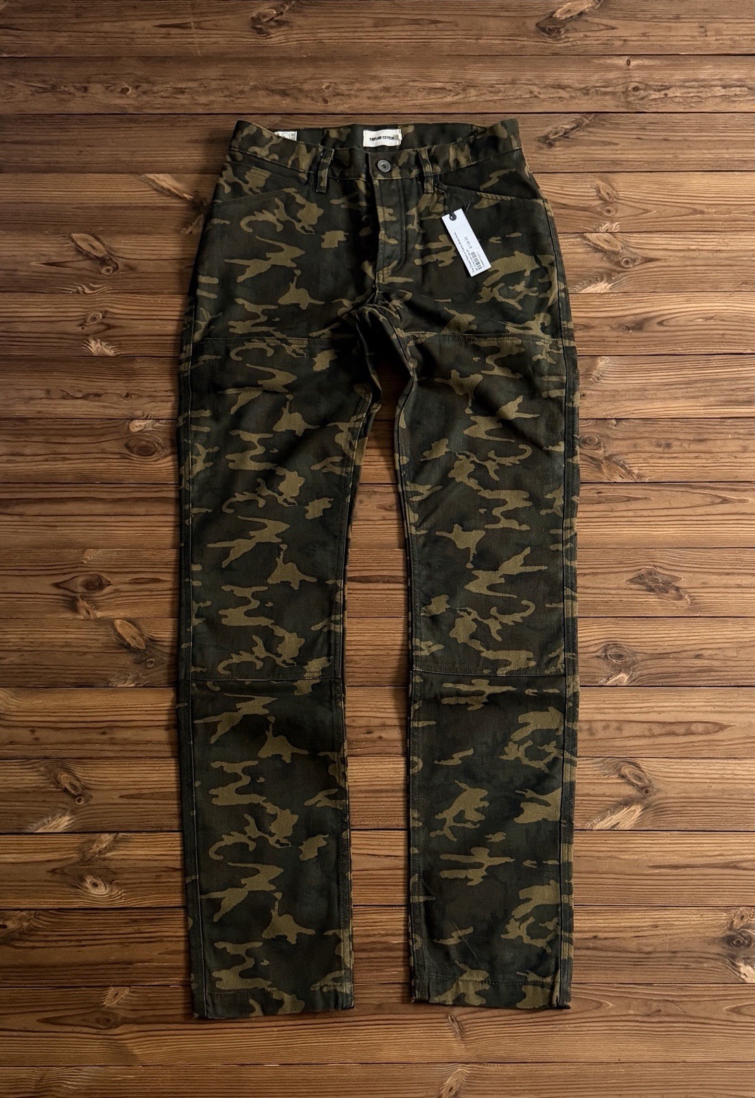 Taylor Stitch Chore Pant Camo Boss Duck Canvas NWT