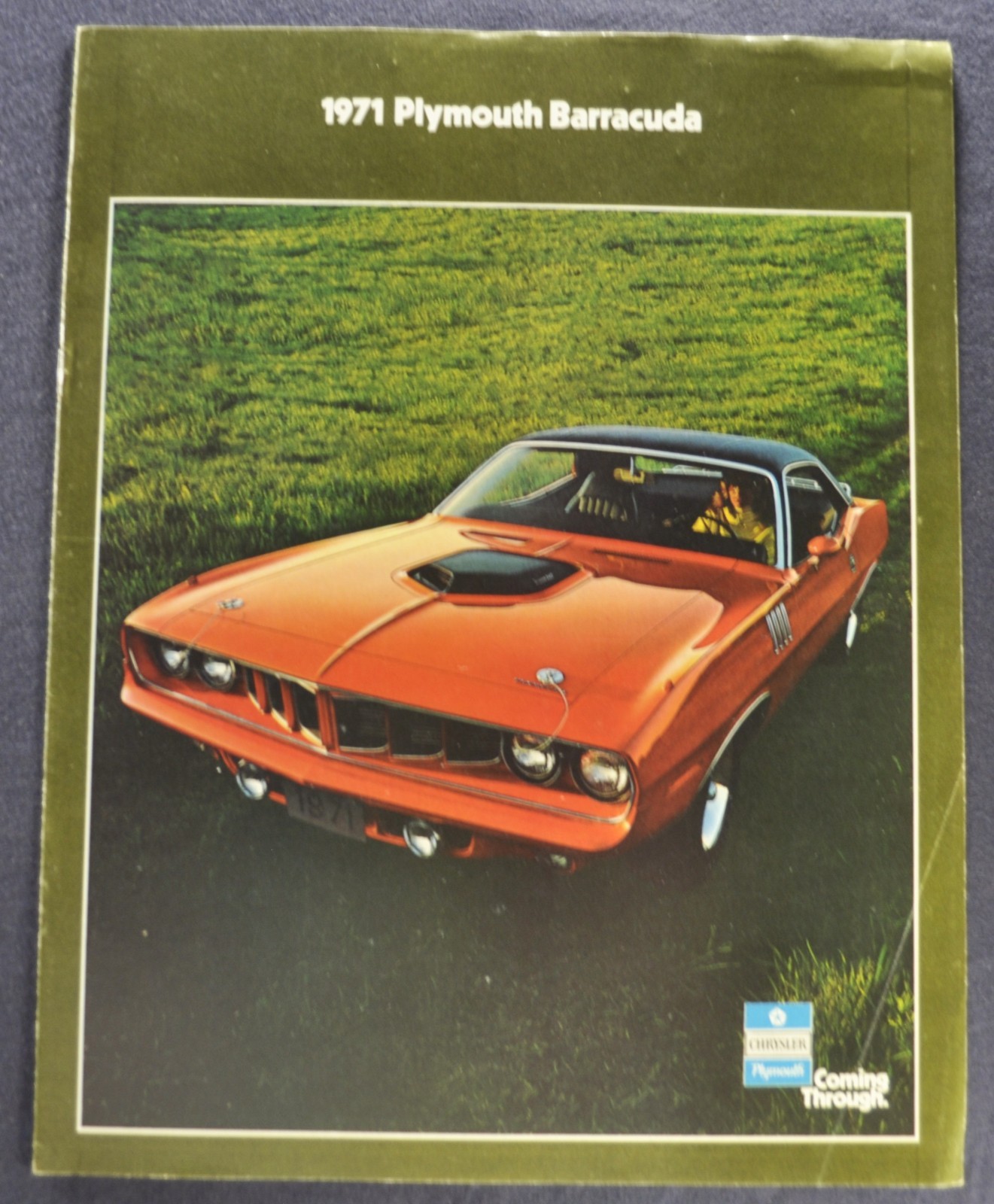 1971 Plymouth Barracuda Brochure Hemi Cuda Gran Coupe Convertible Original 71