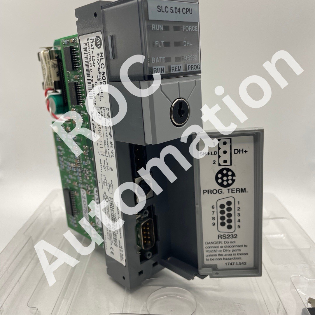 Surplus Pre-owned Allen Bradley 1747-L542 /C SLC 500 5/04 32K Memory Controller