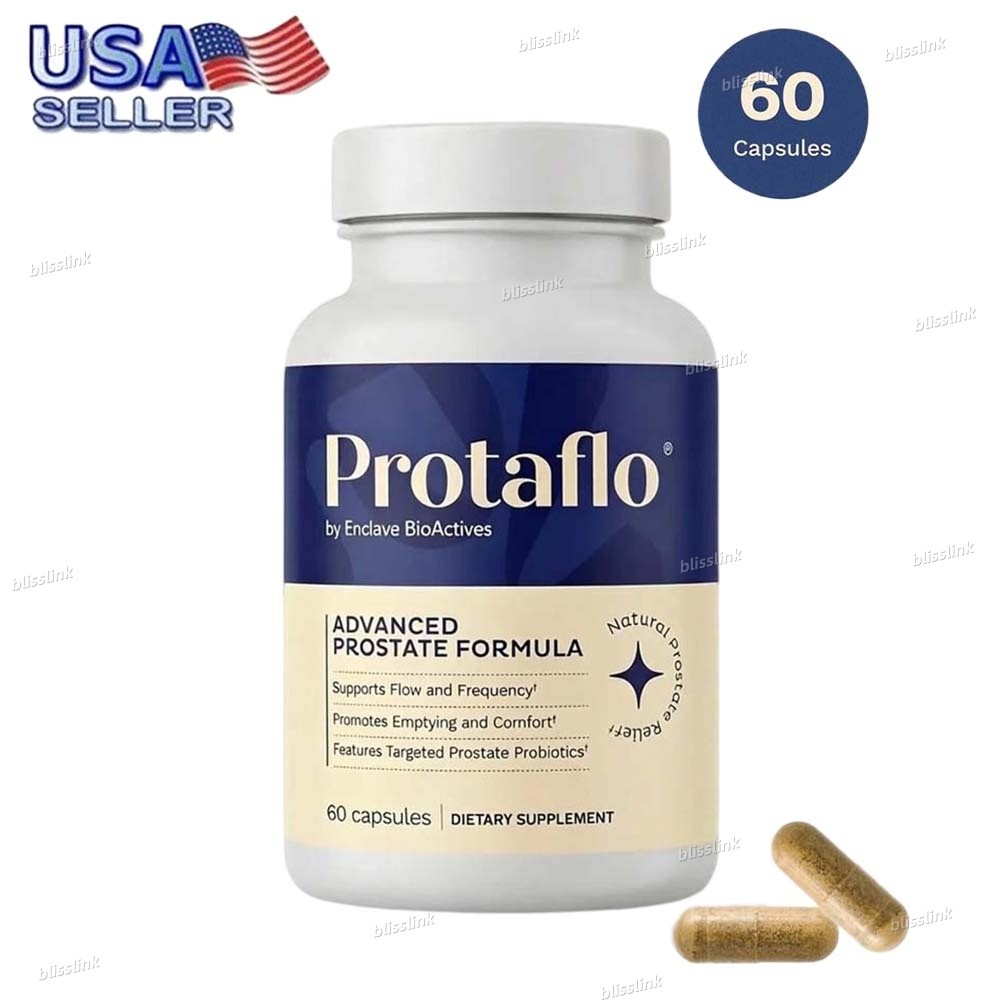 1-5x Enclave BioActives Protaflo Prostate Formula 60 Capsules D3 Zinc USA STOCK