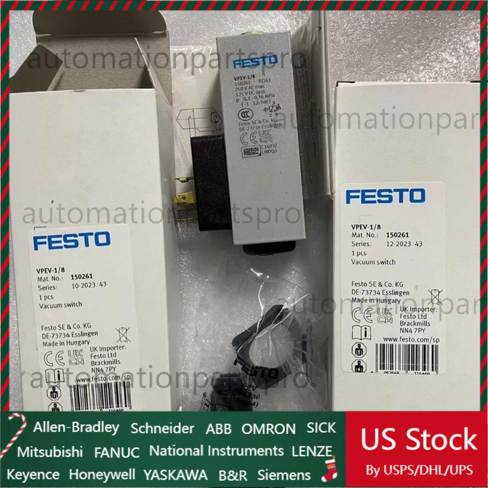 New Festo 150261 VPEV-1/8 Vacuum switch