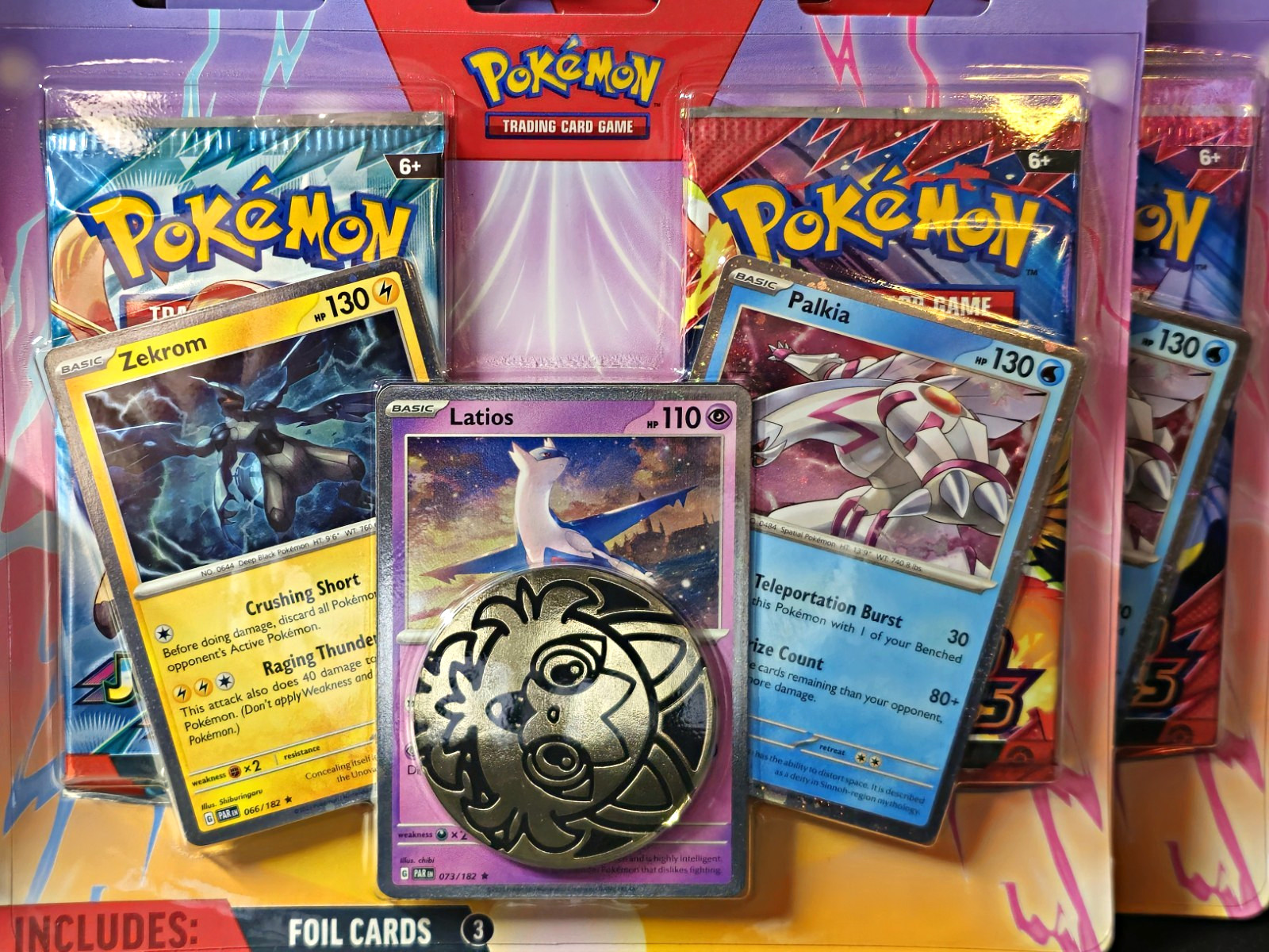 1x Pokemon TCG Sword & Shield 2-Pack Blister w/ Latios Zekrom Palkia Promos 1x Pokemon TCG Sword & Shield 2-Pack Blister w/ Latios Zekrom Palkia Promos