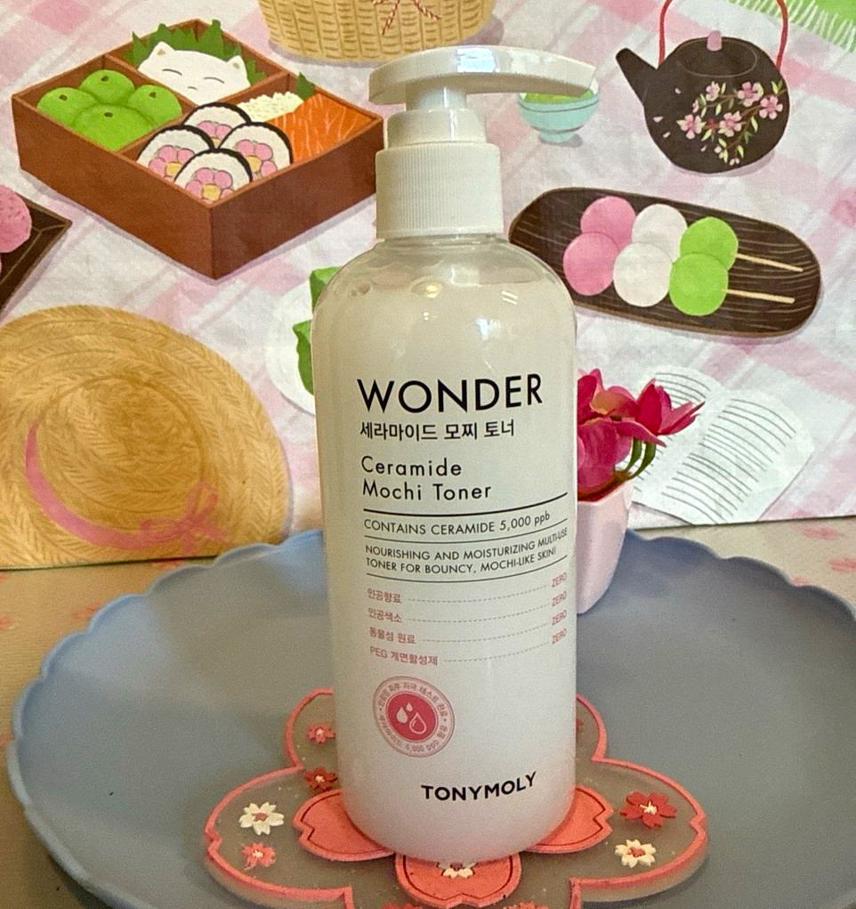 TONYMOLY Wonder Ceramide Mochi Toner 300ml Moisturizing for Dry Skin Exp 2028