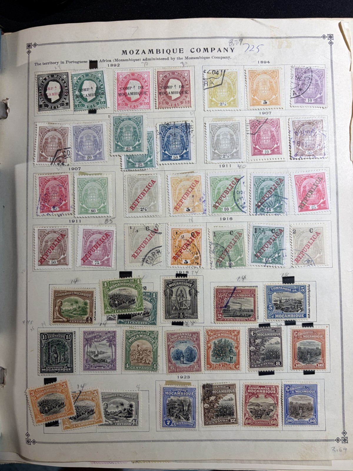 Mozambique Company Classic Collection 1892-1940 226 Different Stamps SCV $300+
