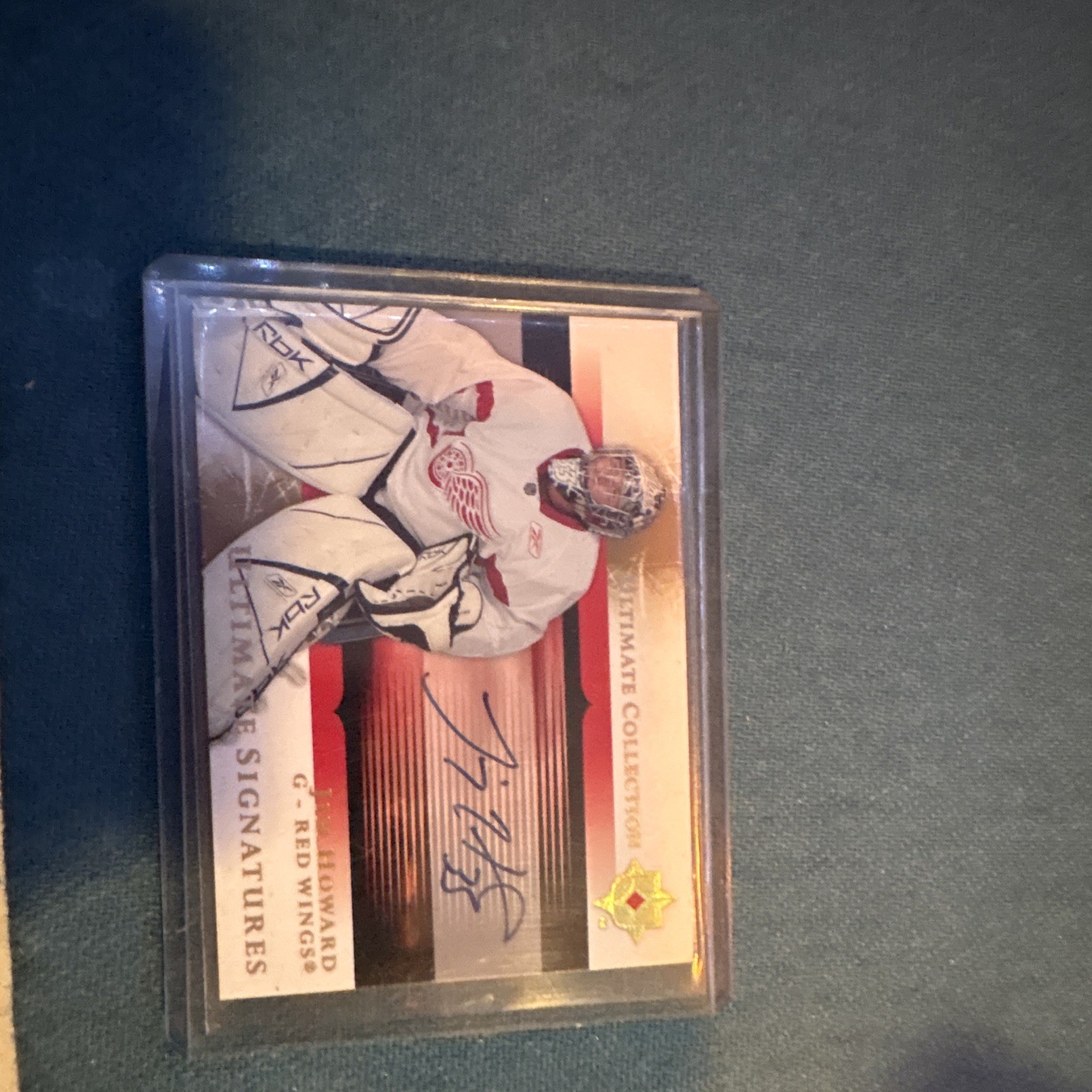 2005-06 Upper Deck Ultimate Collection - Ultimate Signatures Jimmy Howard #US 2005-06 Upper Deck Ultimate Collection - Ultimate Signatures Jimmy Howard #US