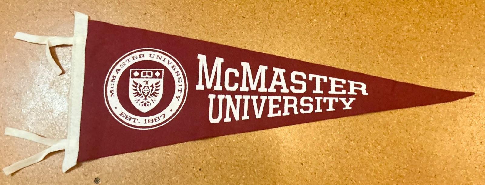 McMaster University Marauders NCAA  Wool Pennant