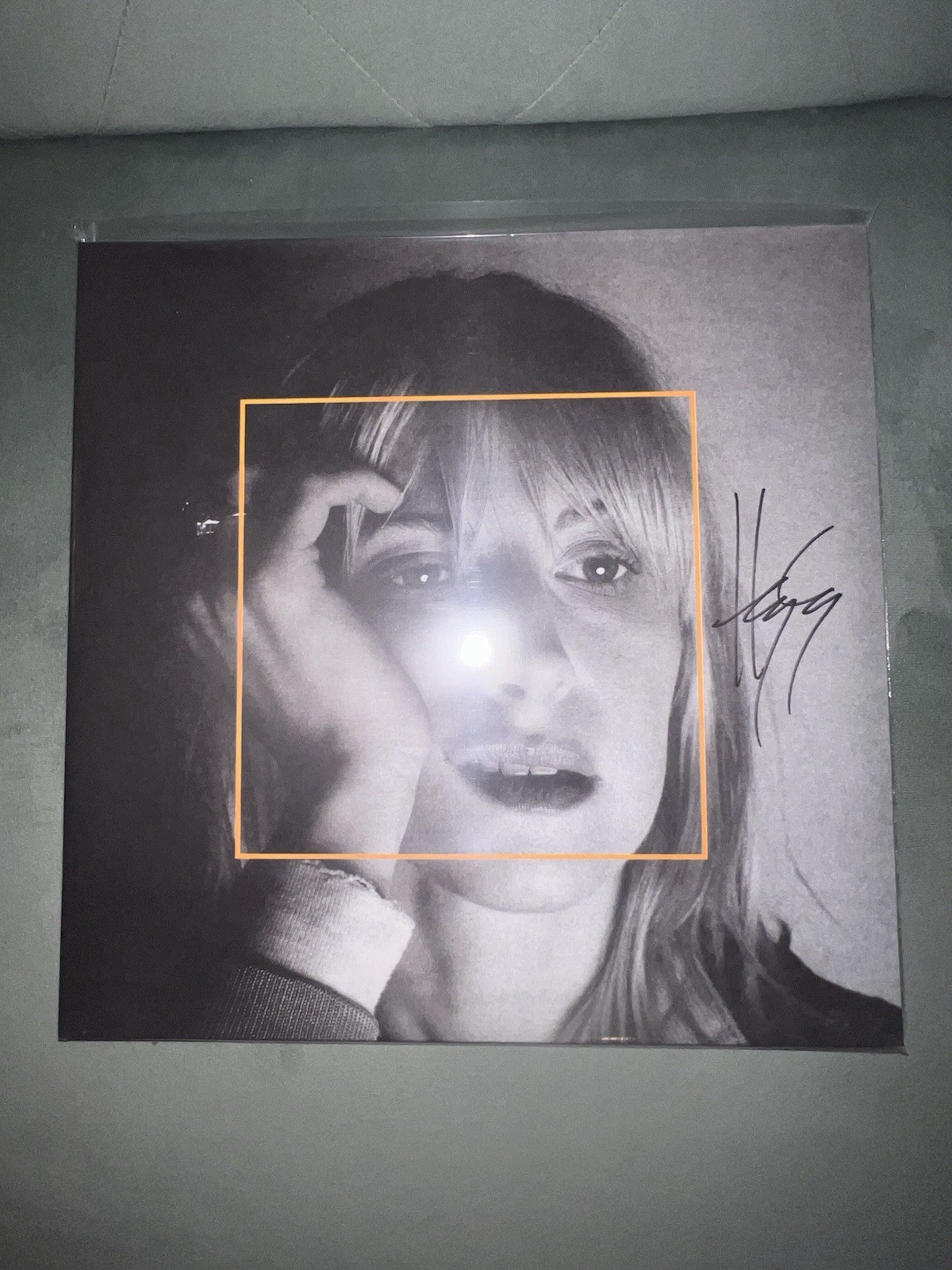 Hayley Williams SIGNED COVER Ego Death At A Bachelorette Party 2LP Yellow Vinyl