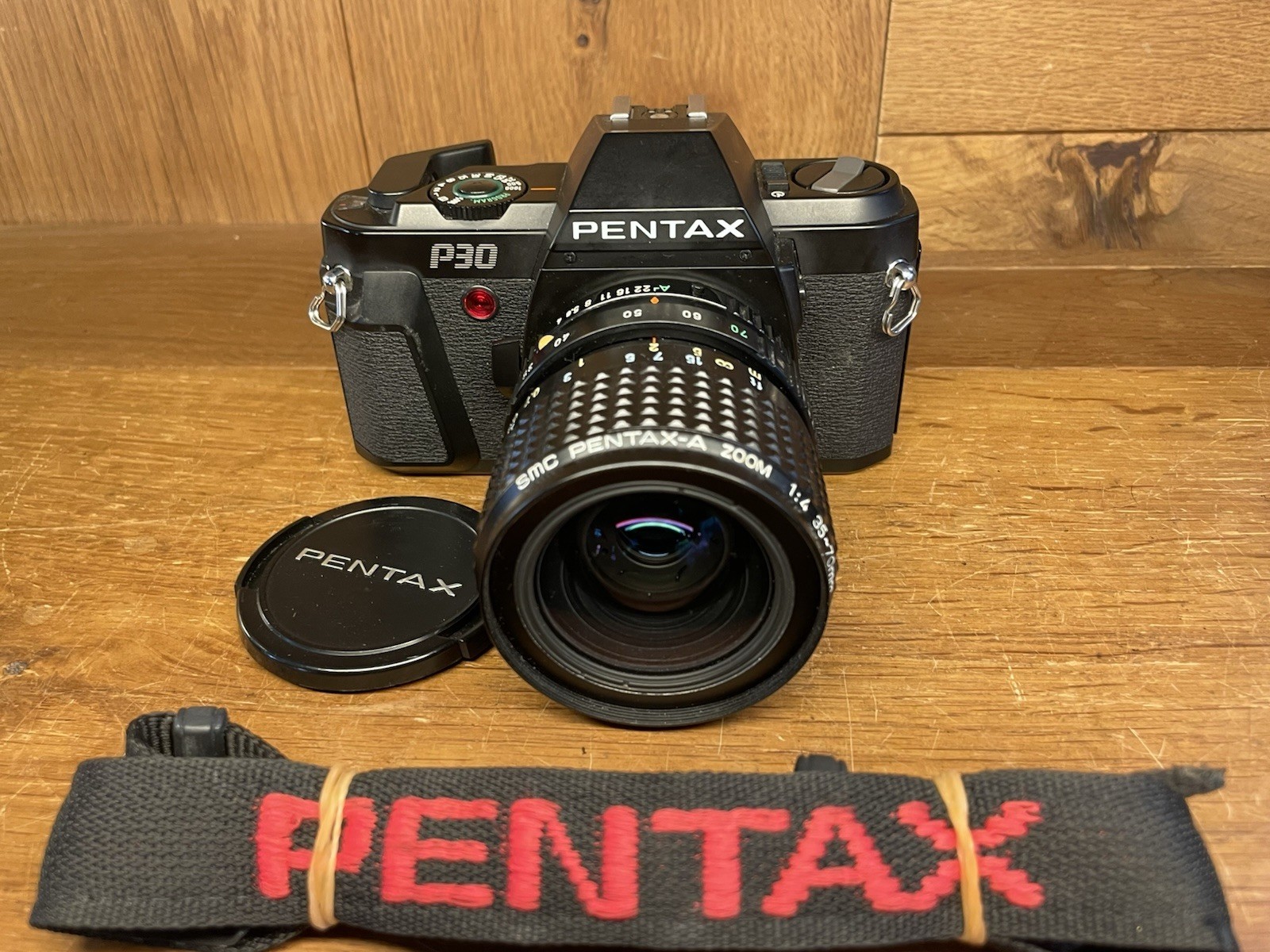 *CLA'd : Near Mint* Pentax P30 Film Camera SMC A Zoom 35-70mm F/4 Standard Lens