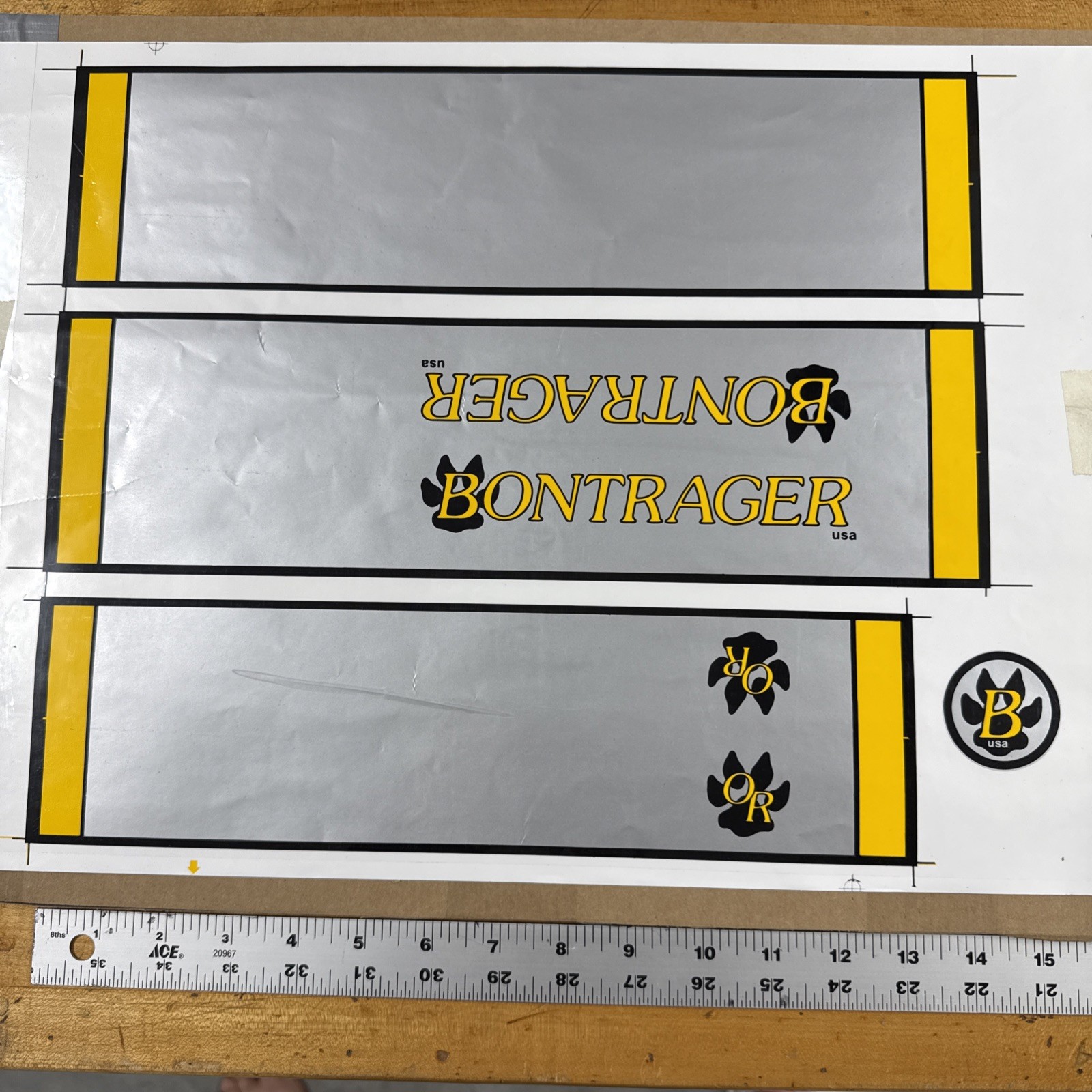 NOS BONTRAGER OR FRAME DECALS RACE LITE PRIVATEER WHITE STICKERS VINTAGE VRC NOS BONTRAGER OR FRAME DECALS RACE LITE PRIVATEER WHITE STICKERS VINTAGE VRC