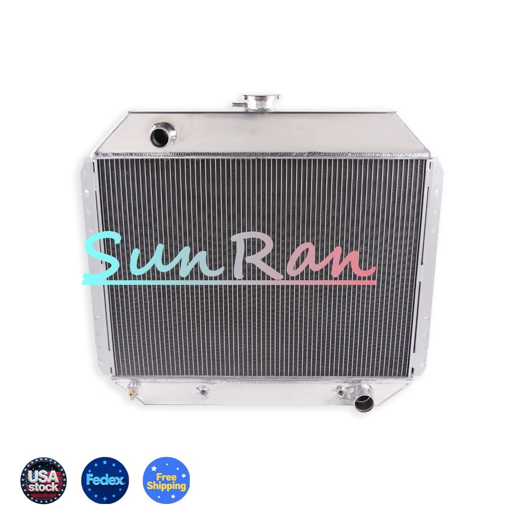 3 Row Radiator For 66-79 Ford F100 150 250 350 Series Pickup Truck l6 Conversion