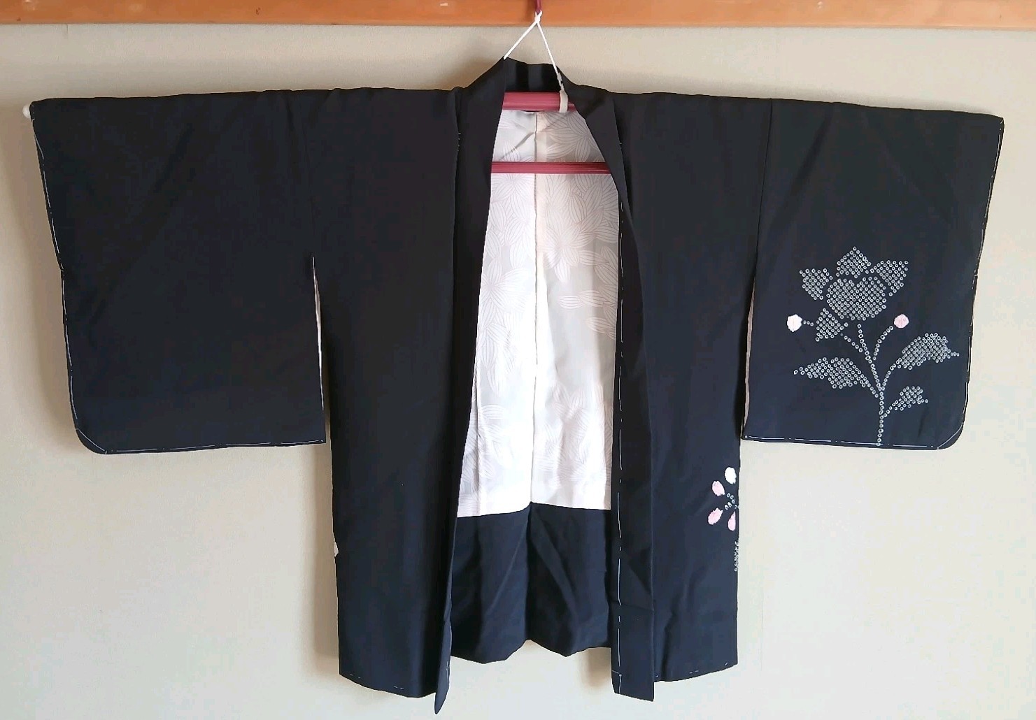 silk vintage japanese kimono haori jacket