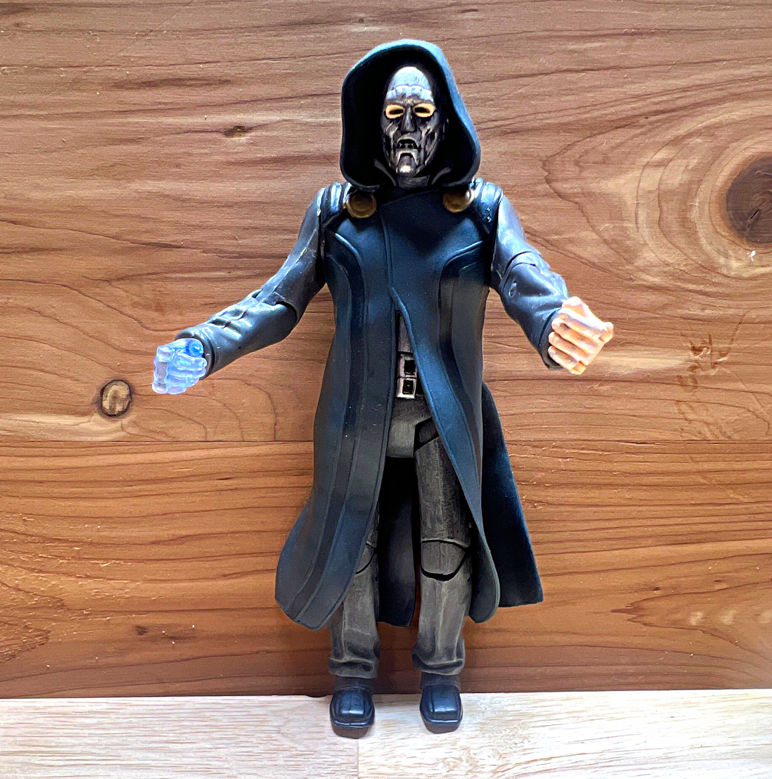 Vintage Hasbro Doctor Doom Action Figure 6 in Black/Gray 2005
