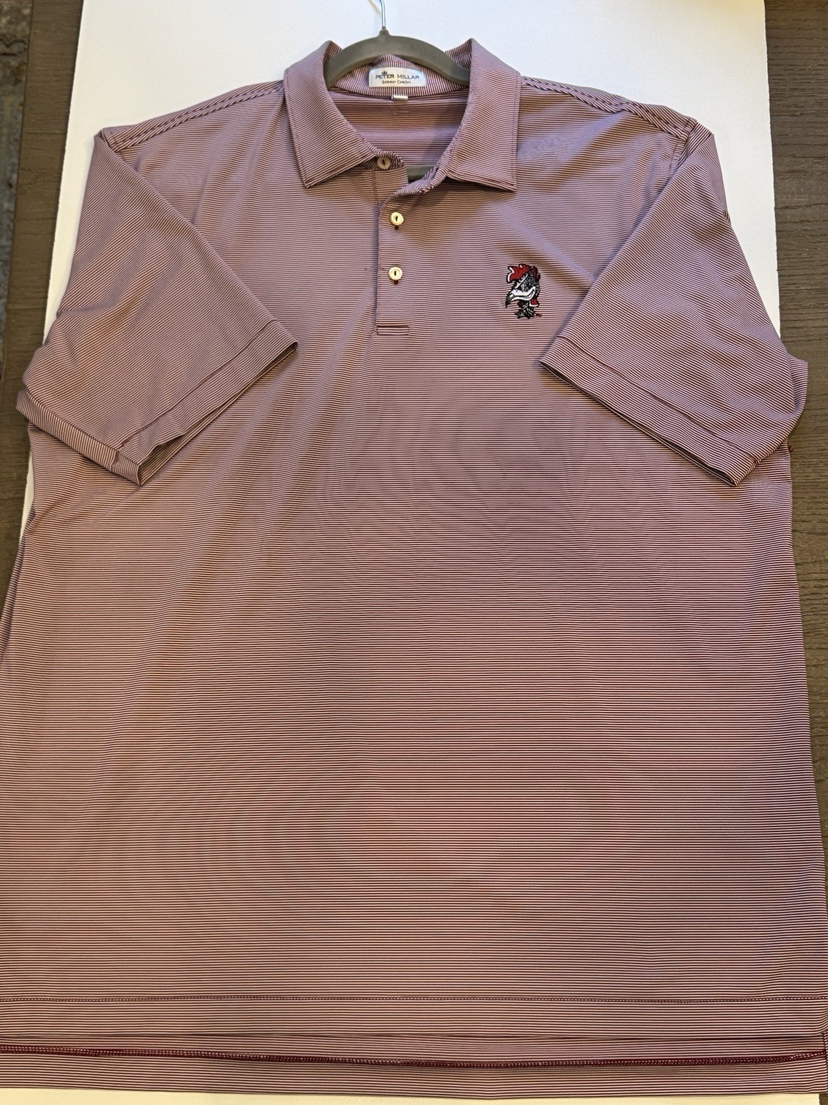 Peter Millar South Carolina Gamecocks Polo XL Vintage Cocky Logo USC Golf Peter Millar South Carolina Gamecocks Polo XL Vintage Cocky Logo USC Golf